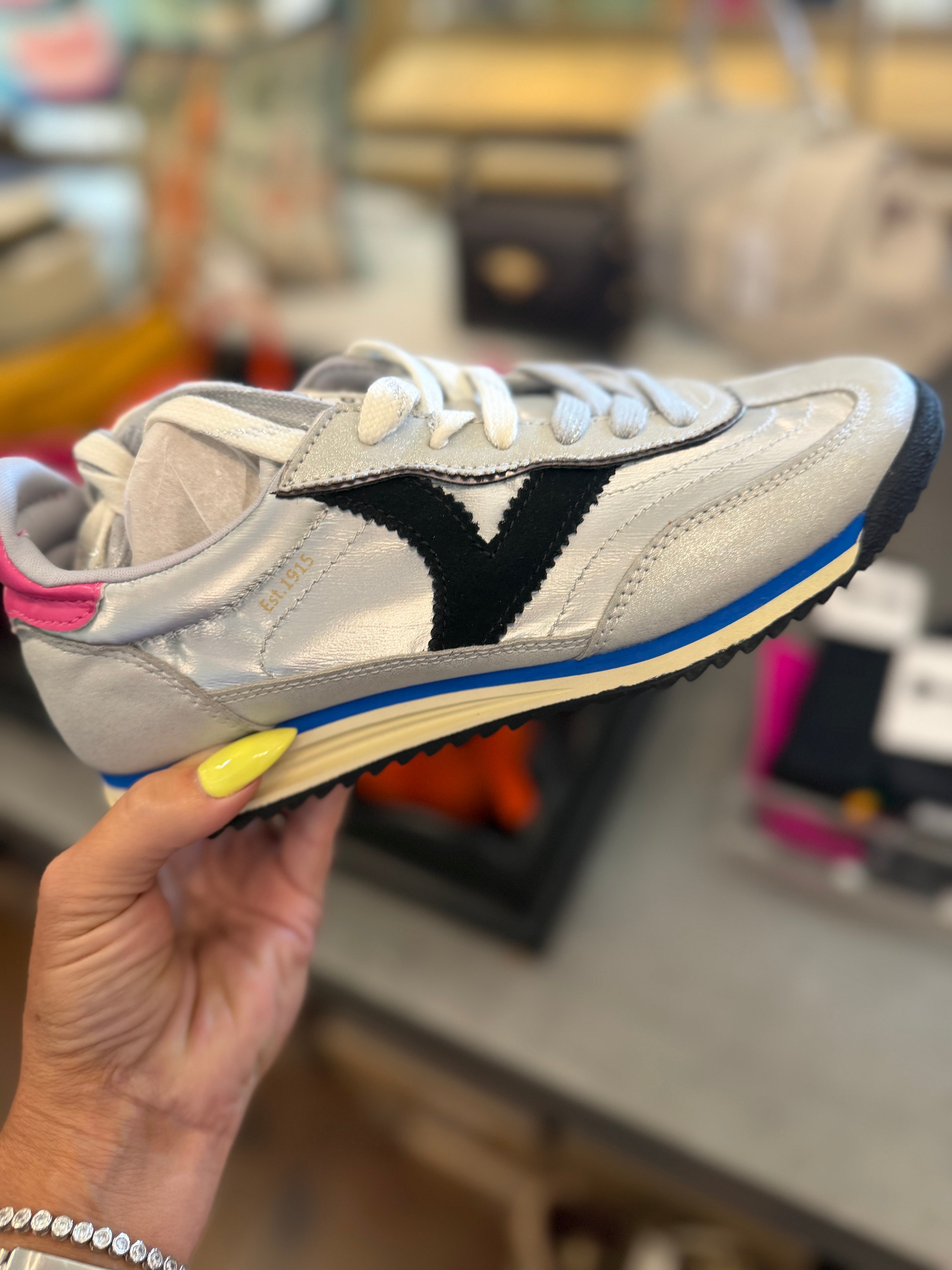 Saturno Metallic Sneaker/Silver