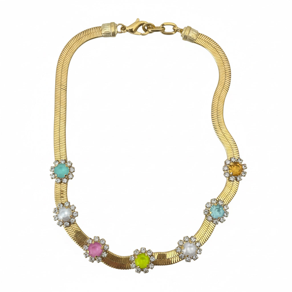 Kirsten Necklace In Fairy Dust Antique Gold
