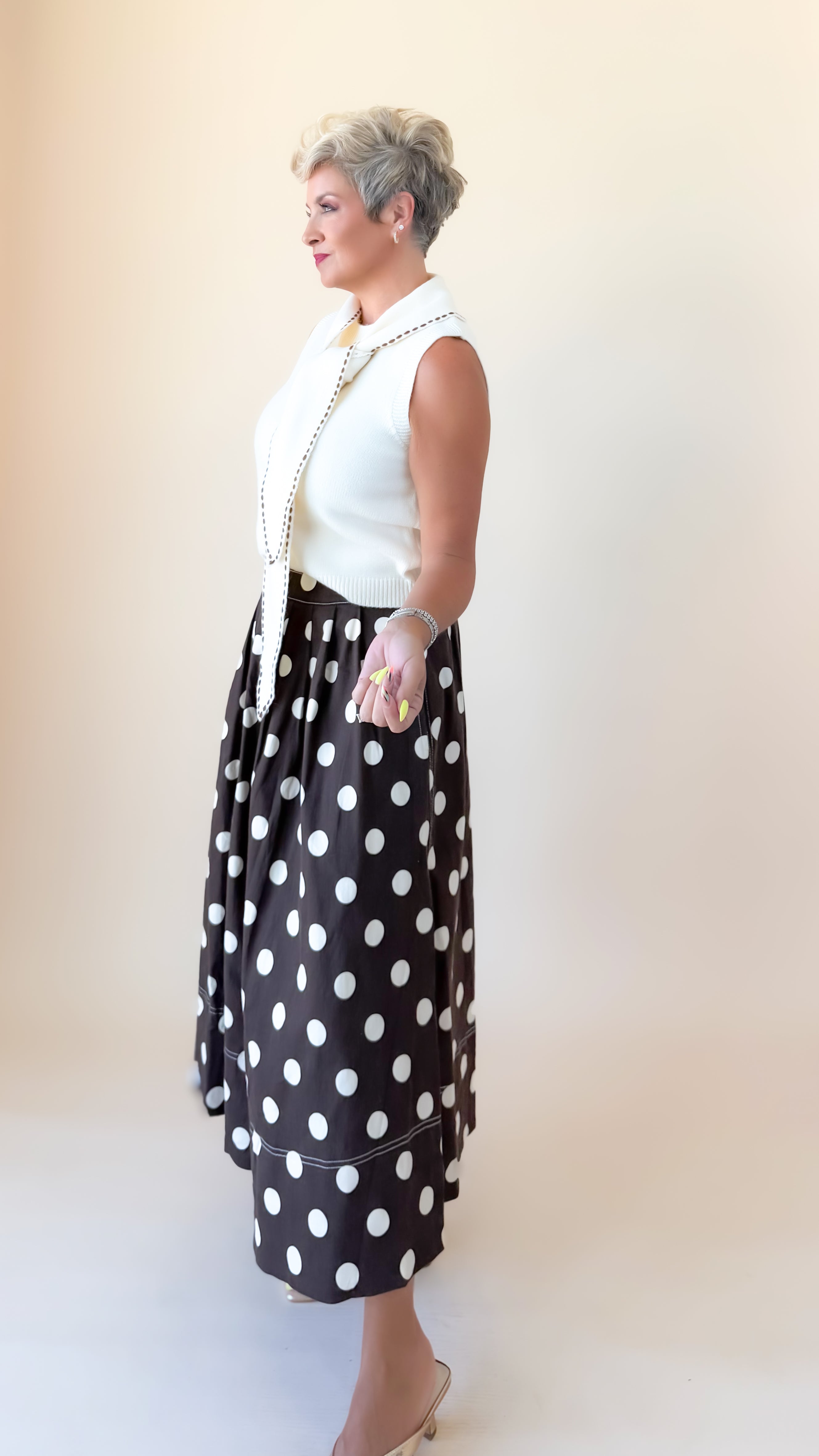 Melody Maxi Skirt/Brown