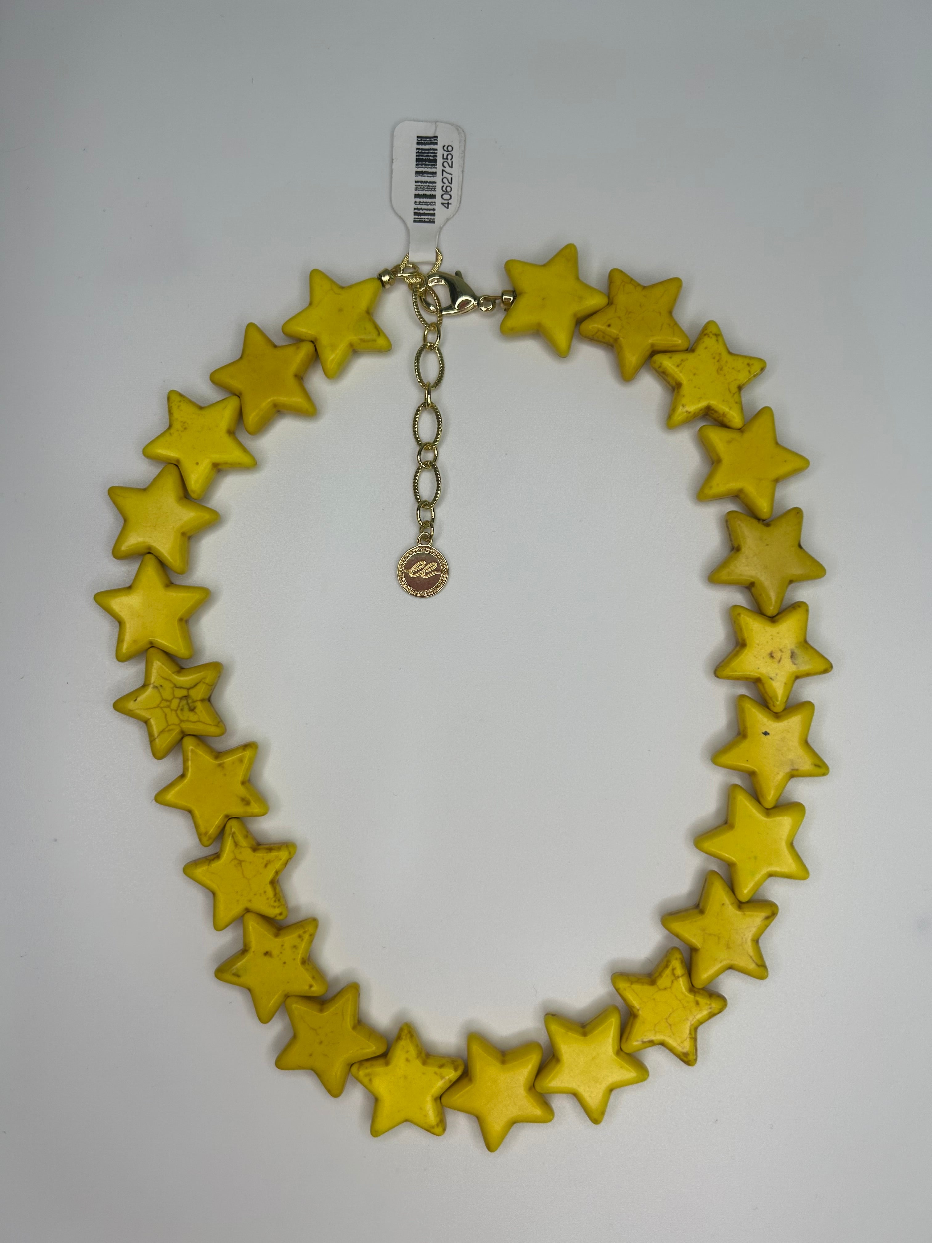 Star 19mm Stone Necklace 16"