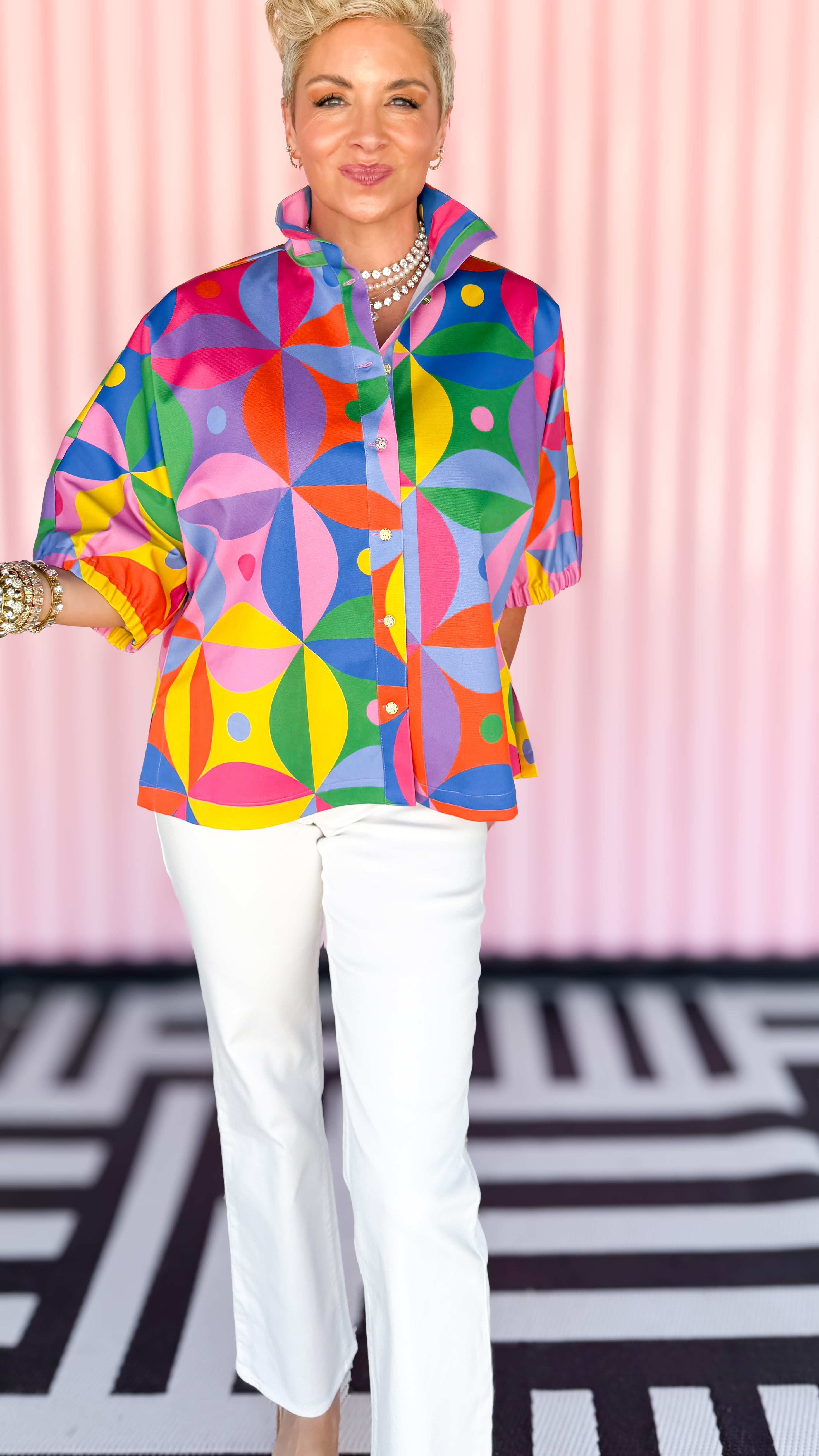 Floral Prism Blouse