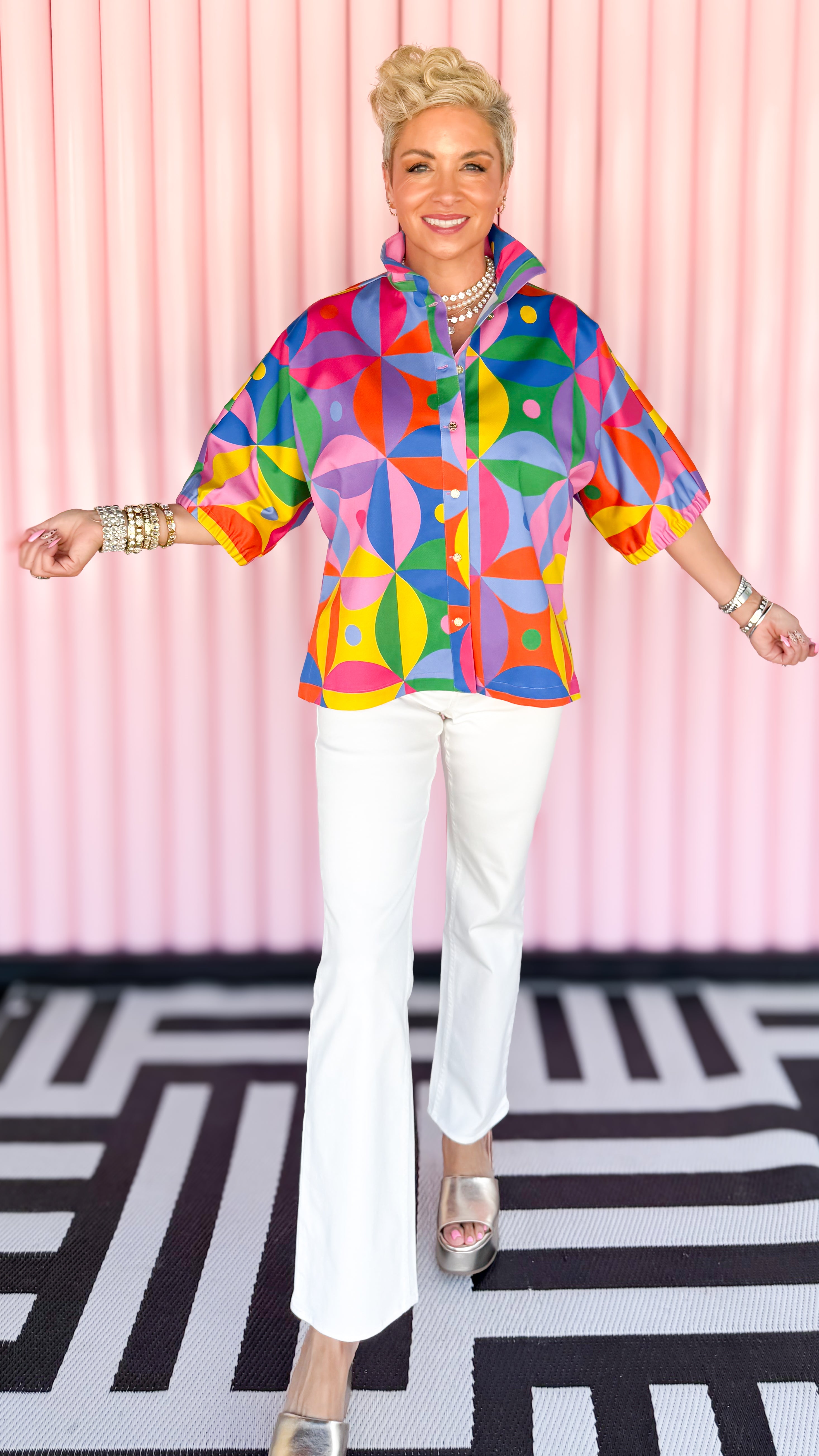Floral Prism Blouse