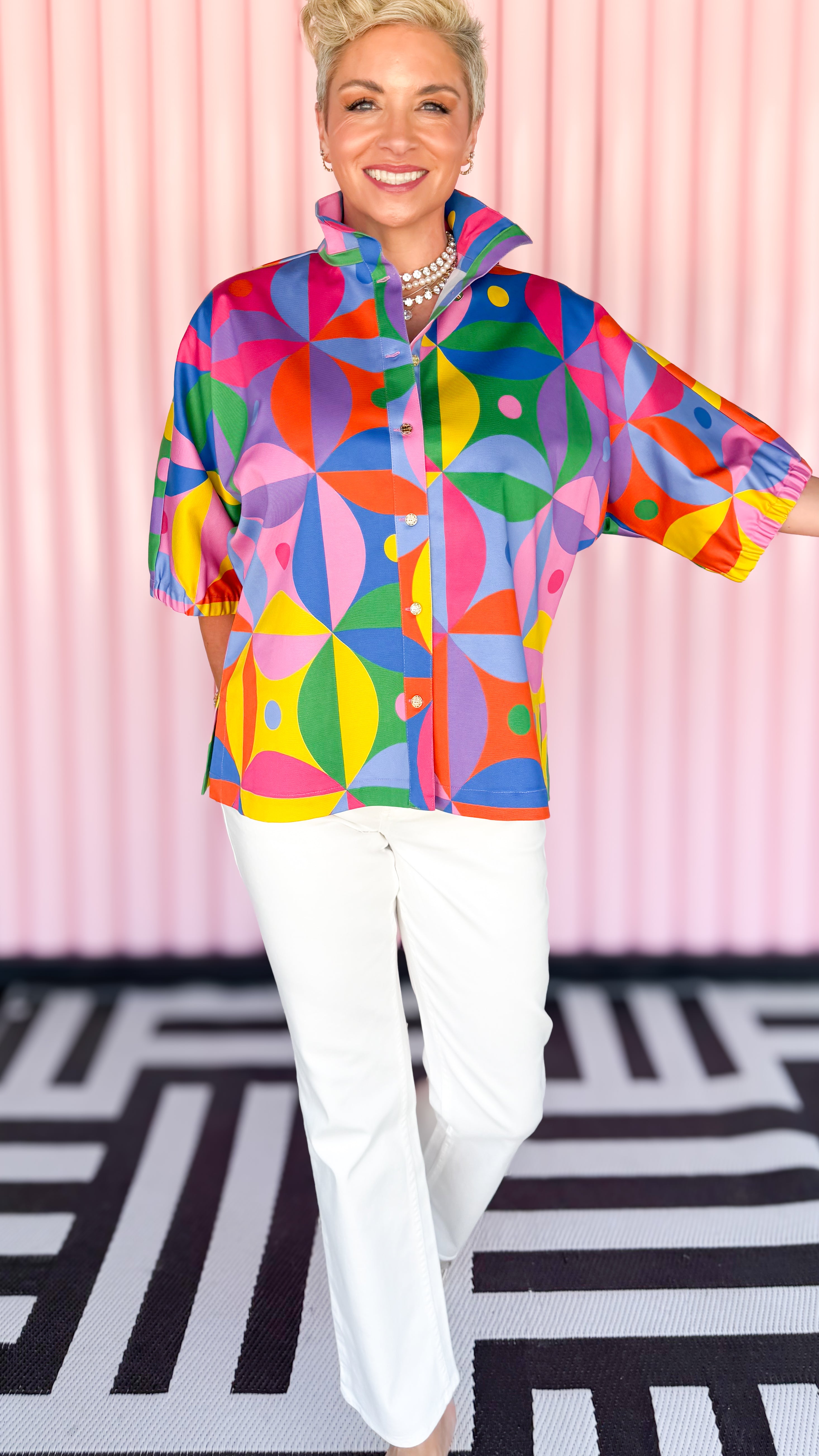Floral Prism Blouse