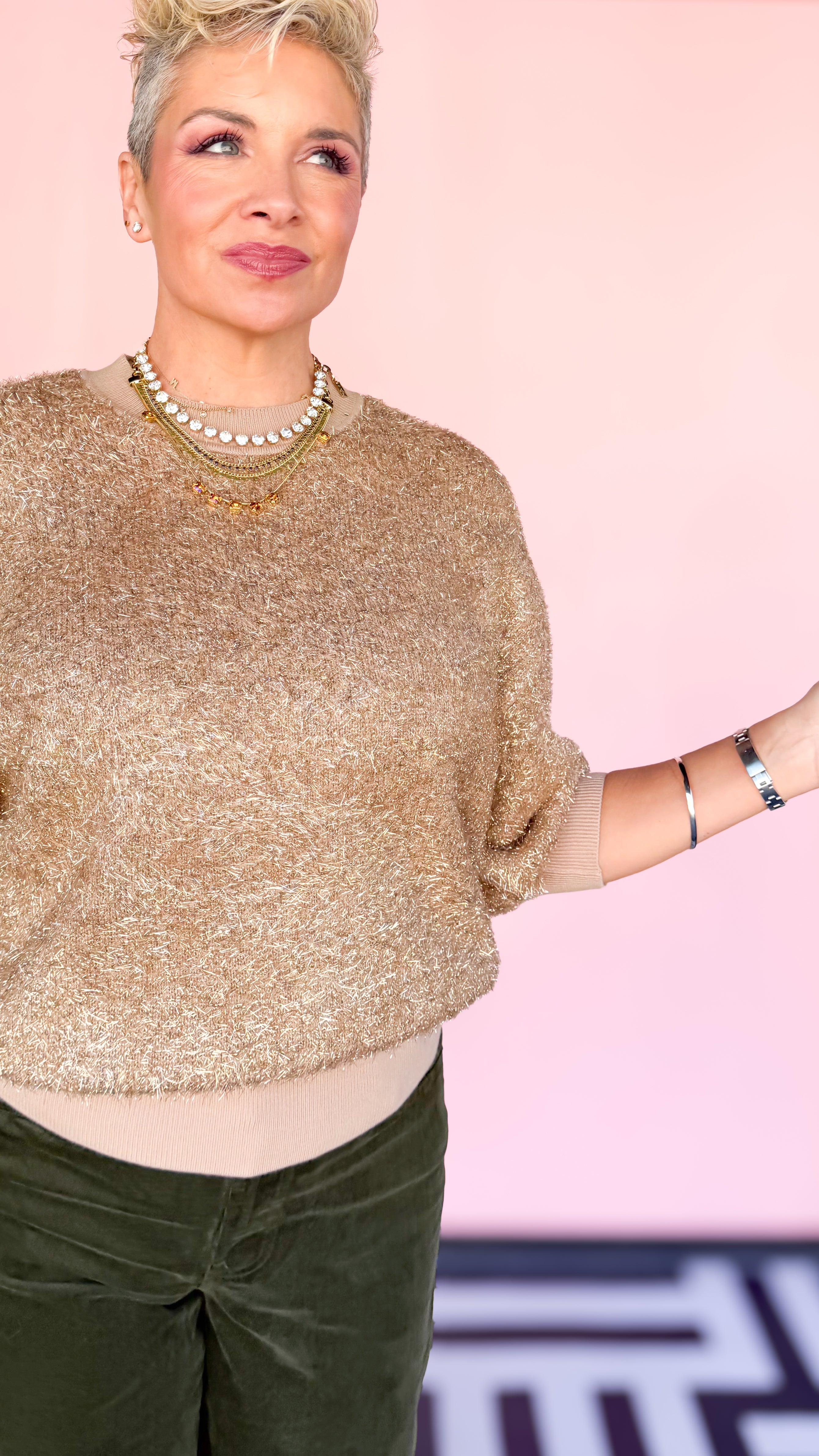 Maleni Copper Sweater