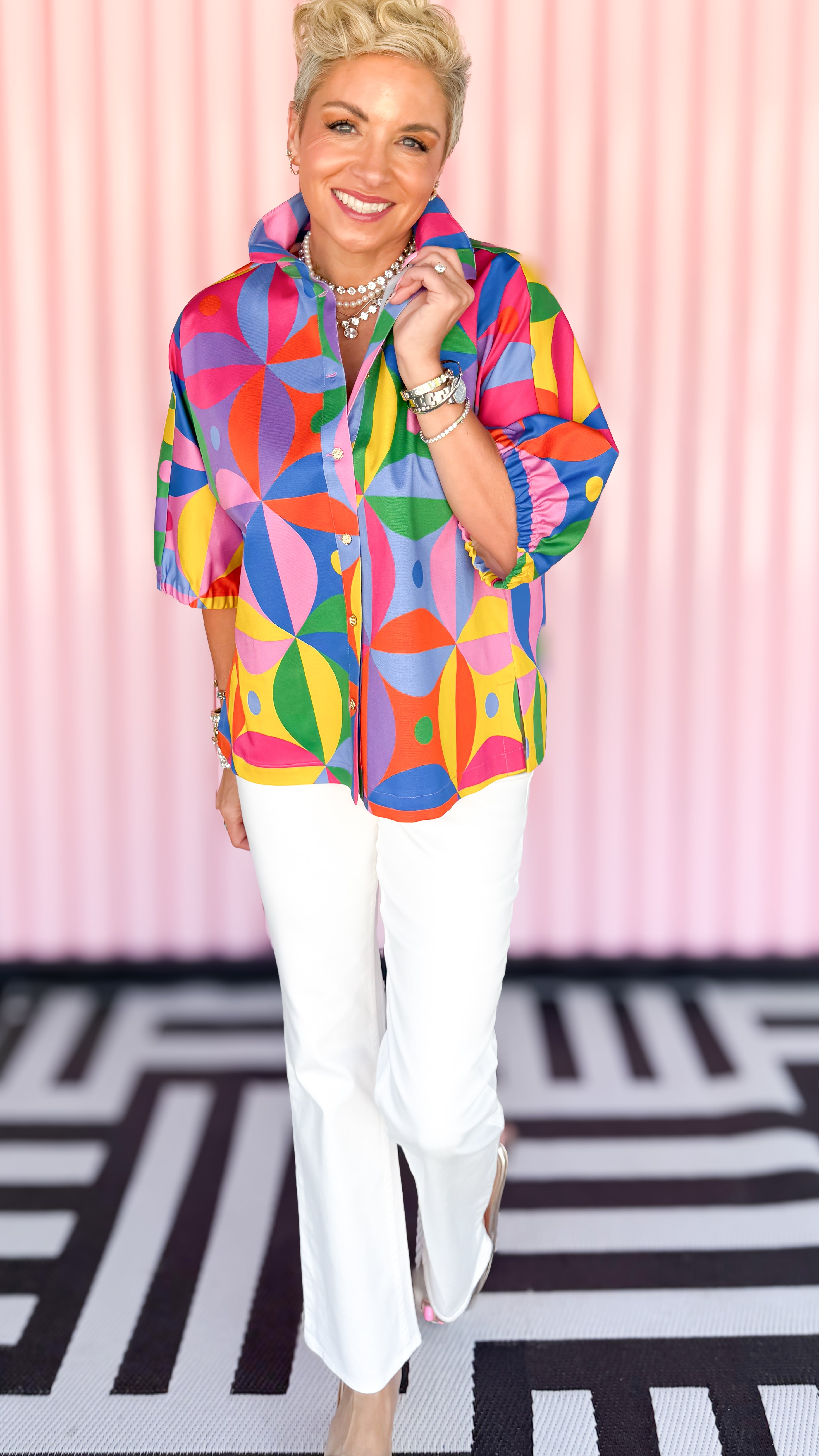 Floral Prism Blouse