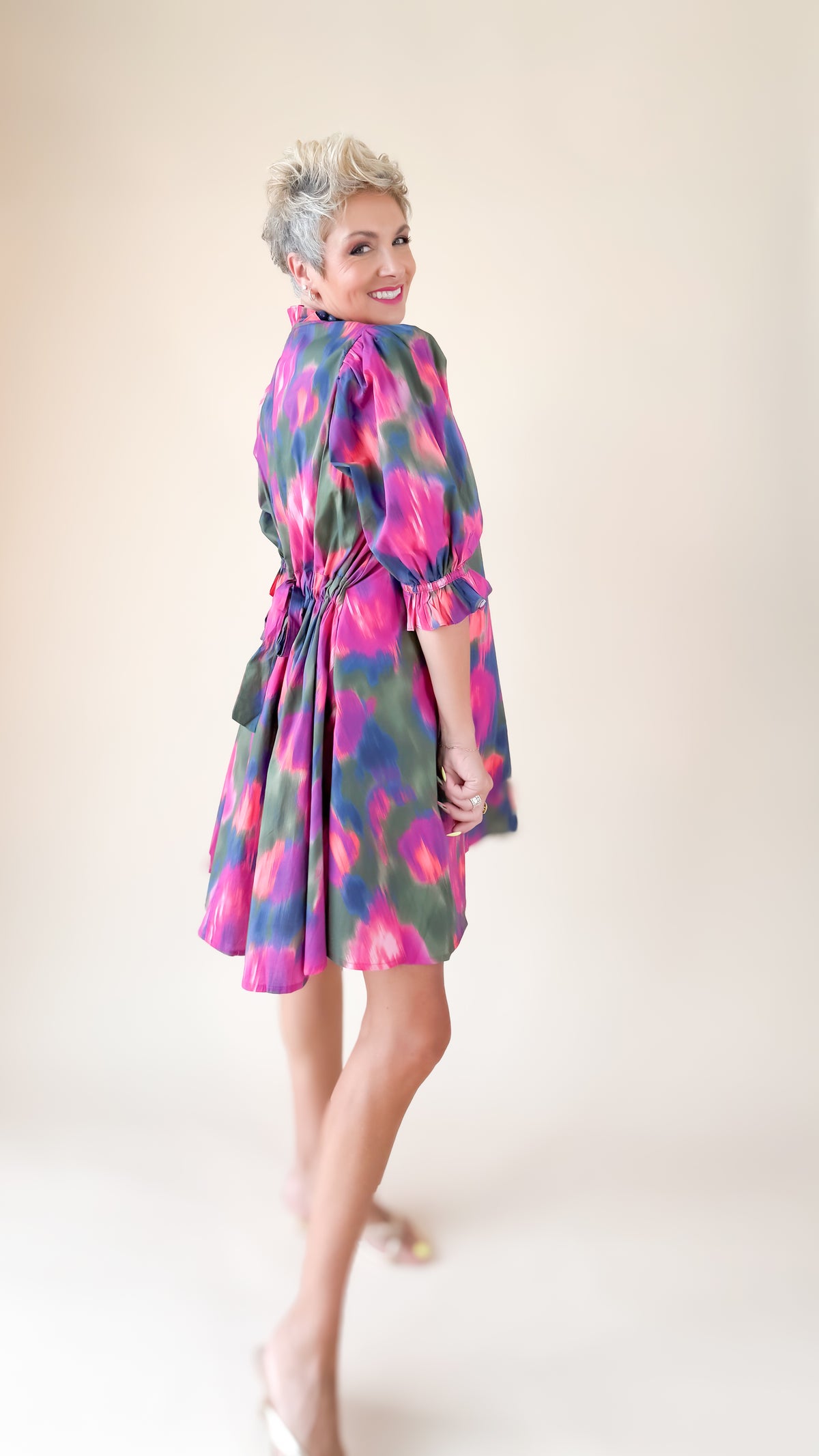 Collette Mini Dress/Pink