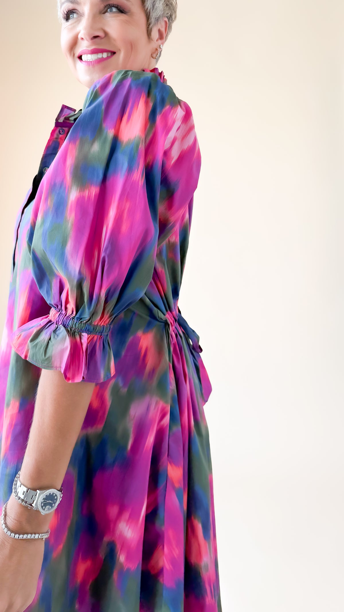 Collette Mini Dress/Pink