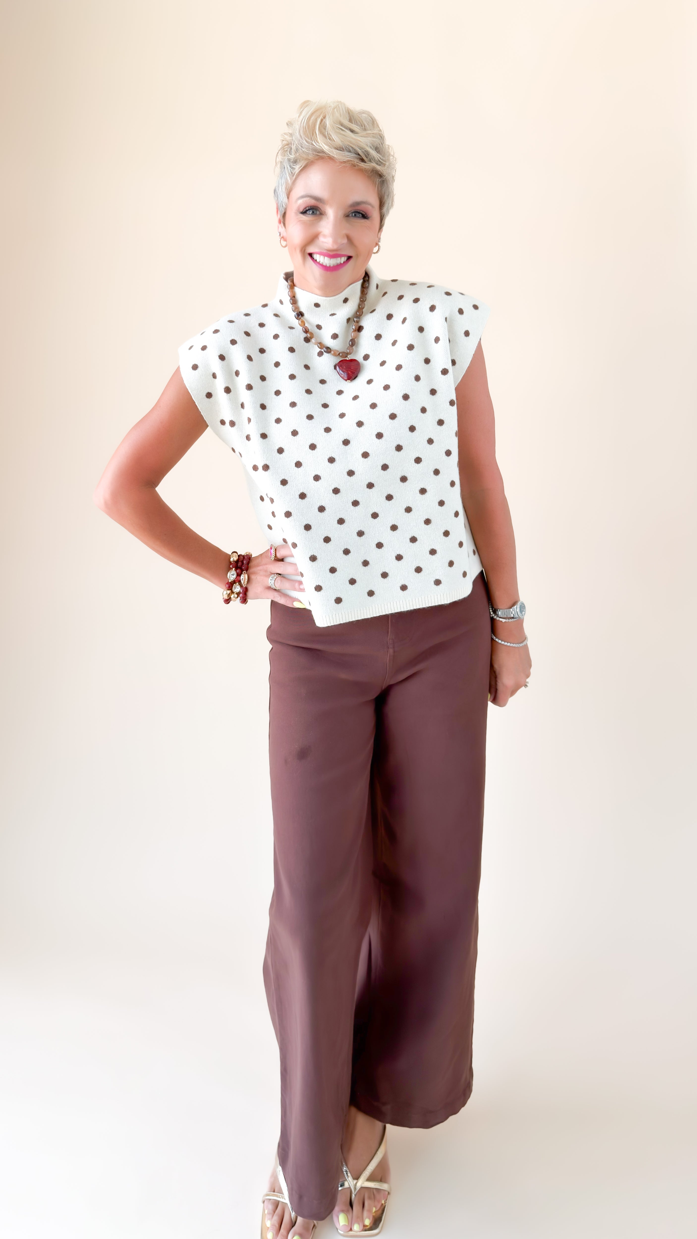Amanda Sleeveless Sweater