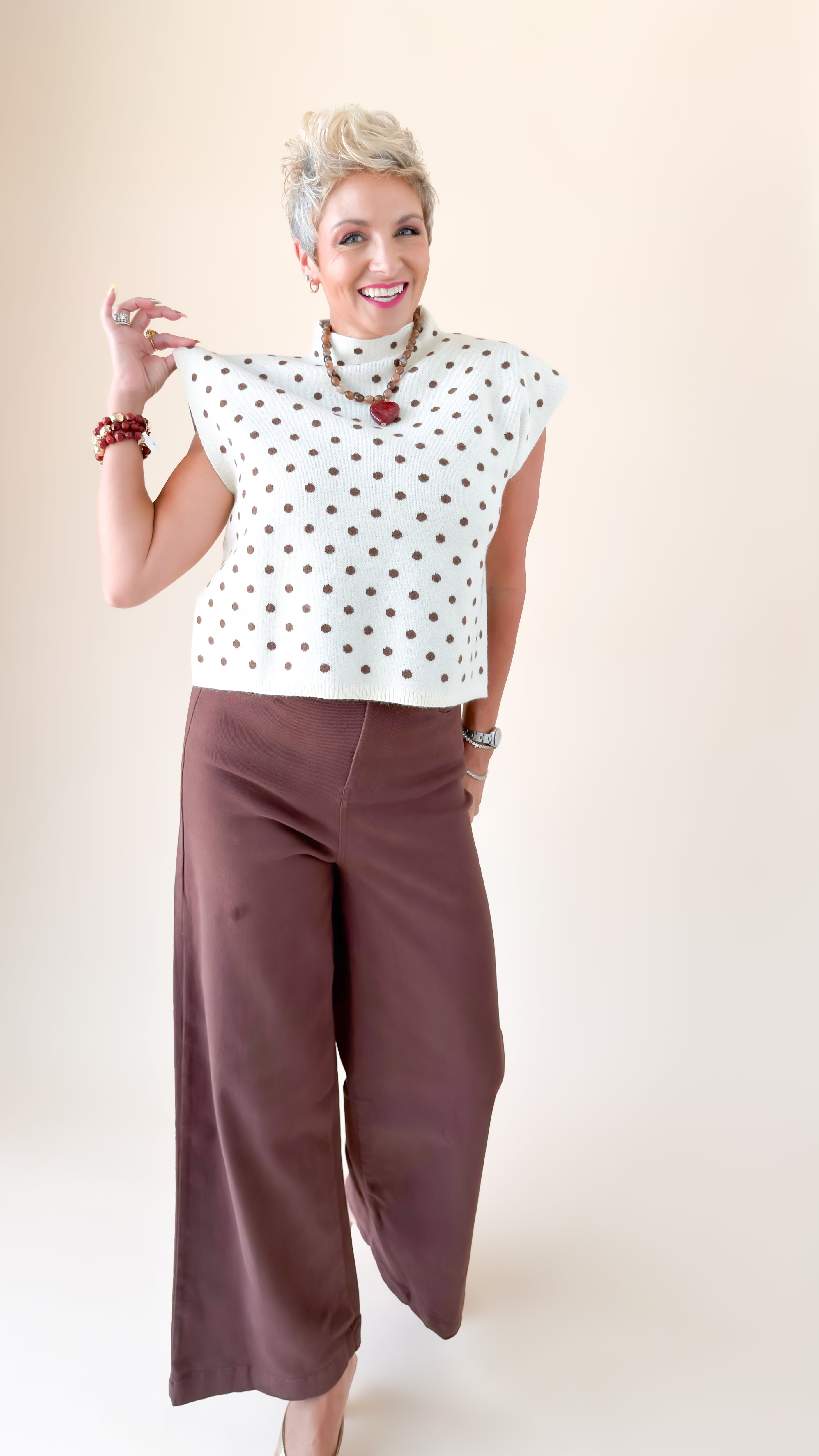 Amanda Sleeveless Sweater