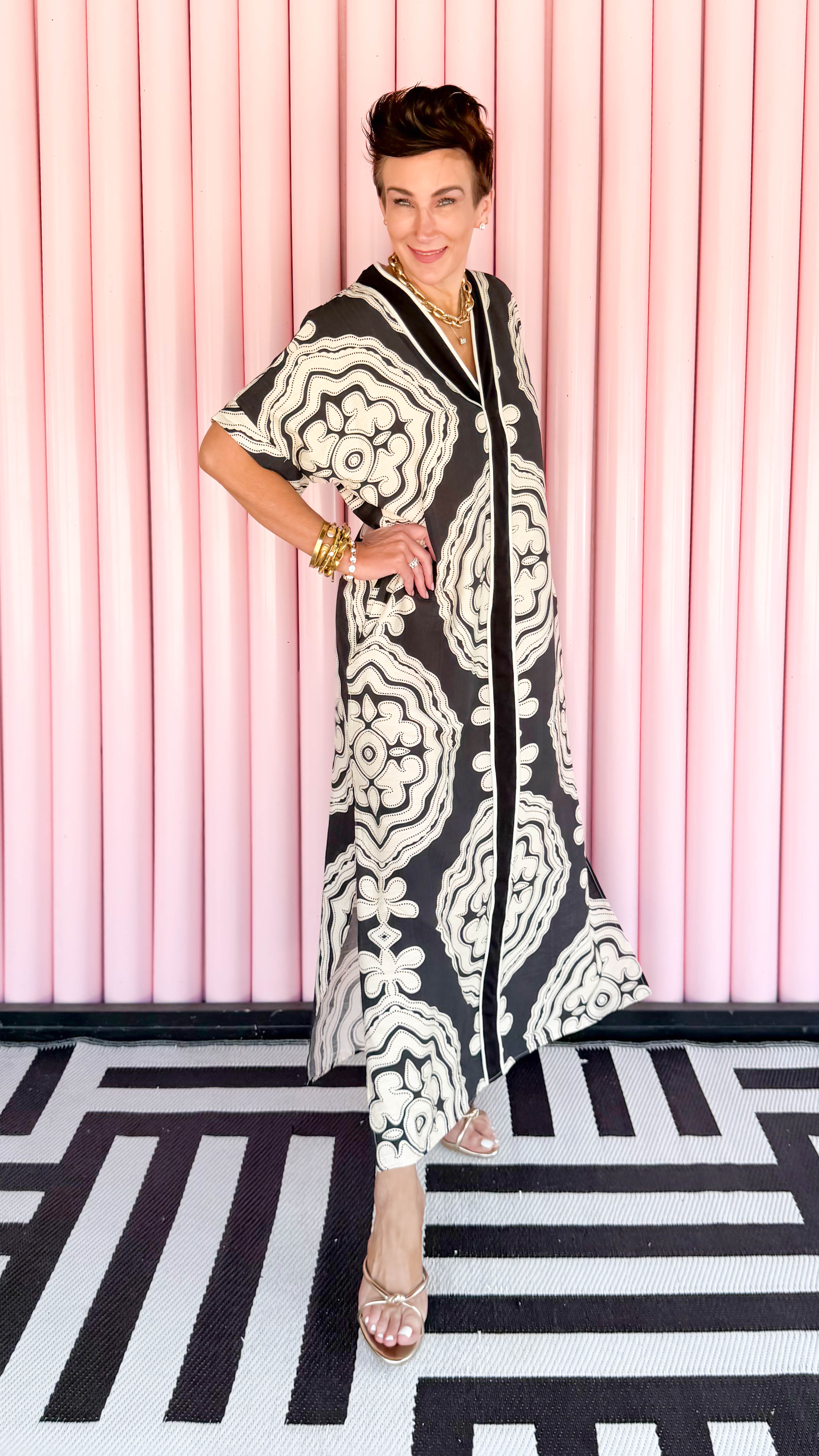Leah Maxi Dress/Black