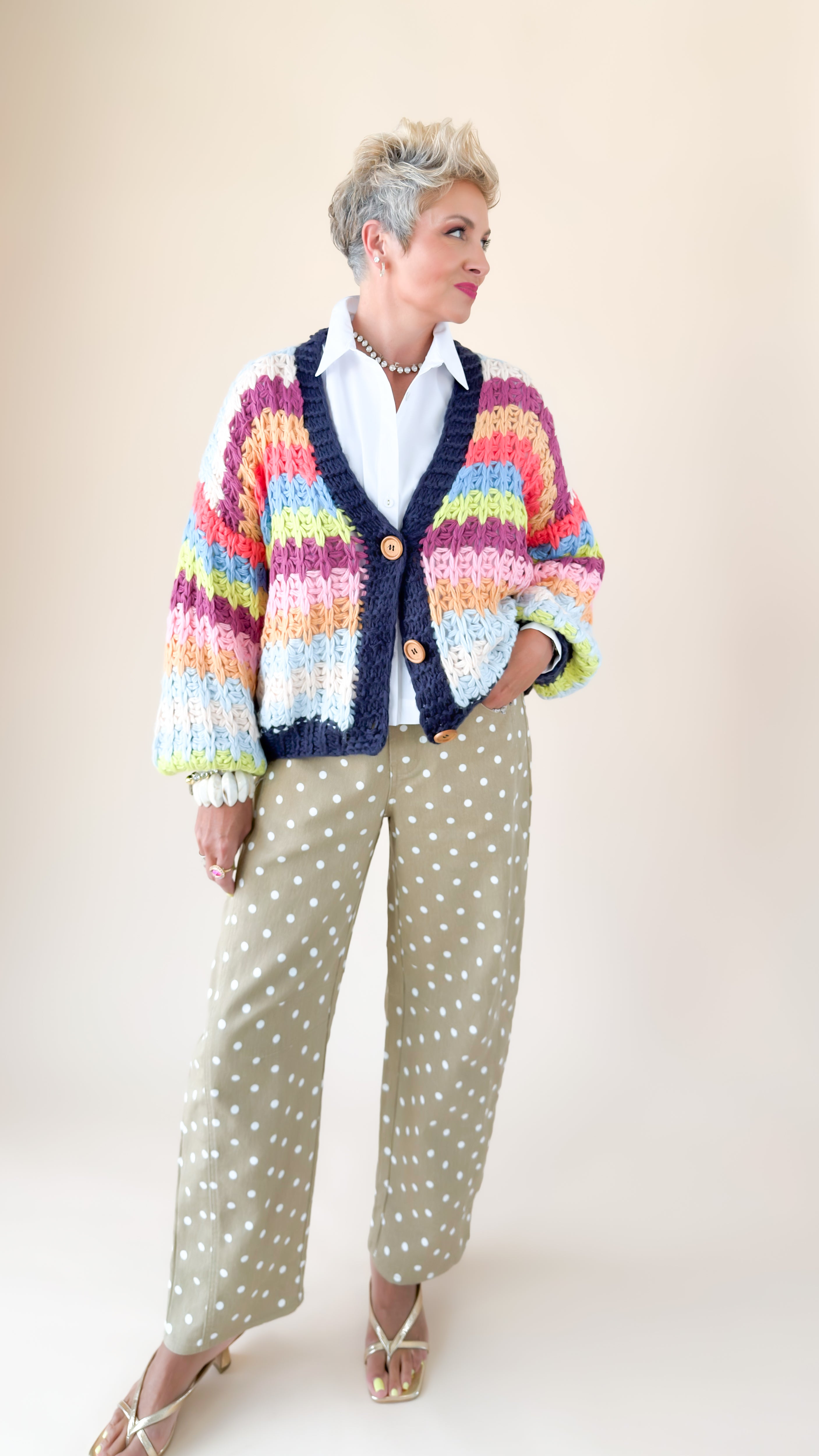 Candy Rush Cardigan/Multi