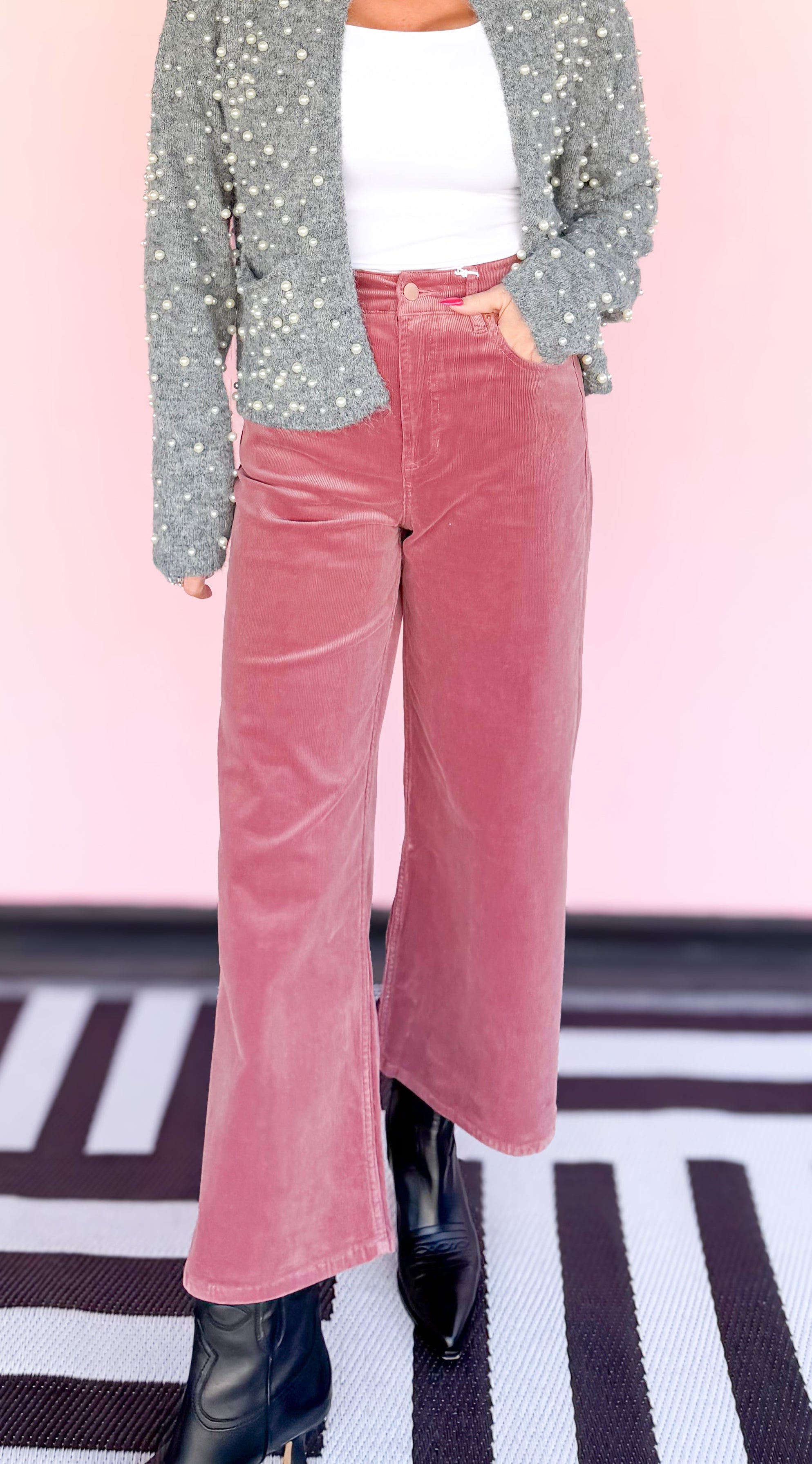 AUDREY WIDE LEG PANT CORDUROY