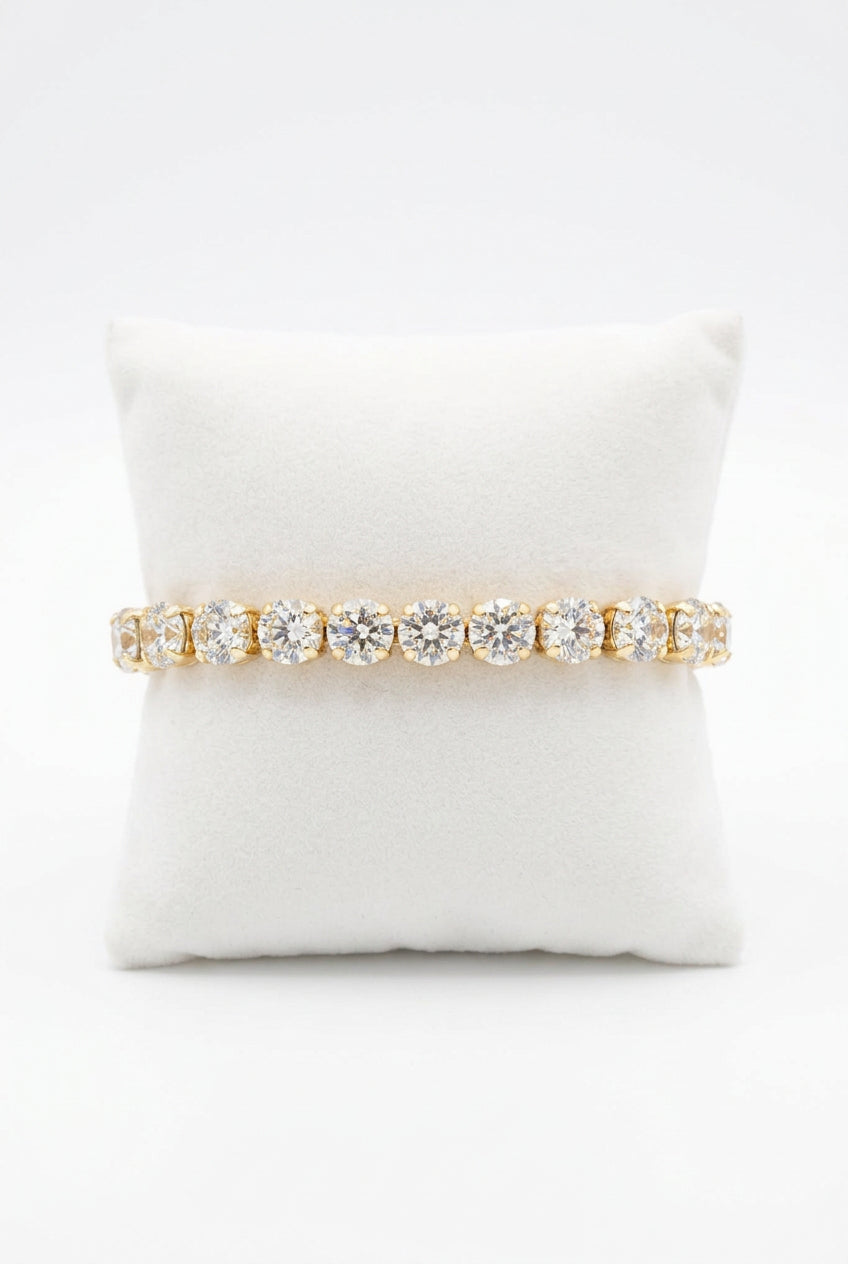 Clear Rhinestone Stretch Bracelet