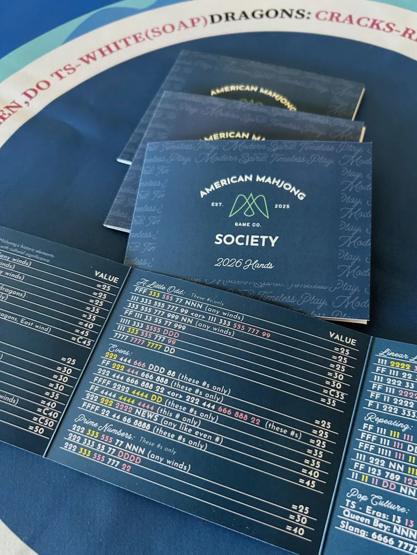 Set of 4 American Mahjong Society 2026