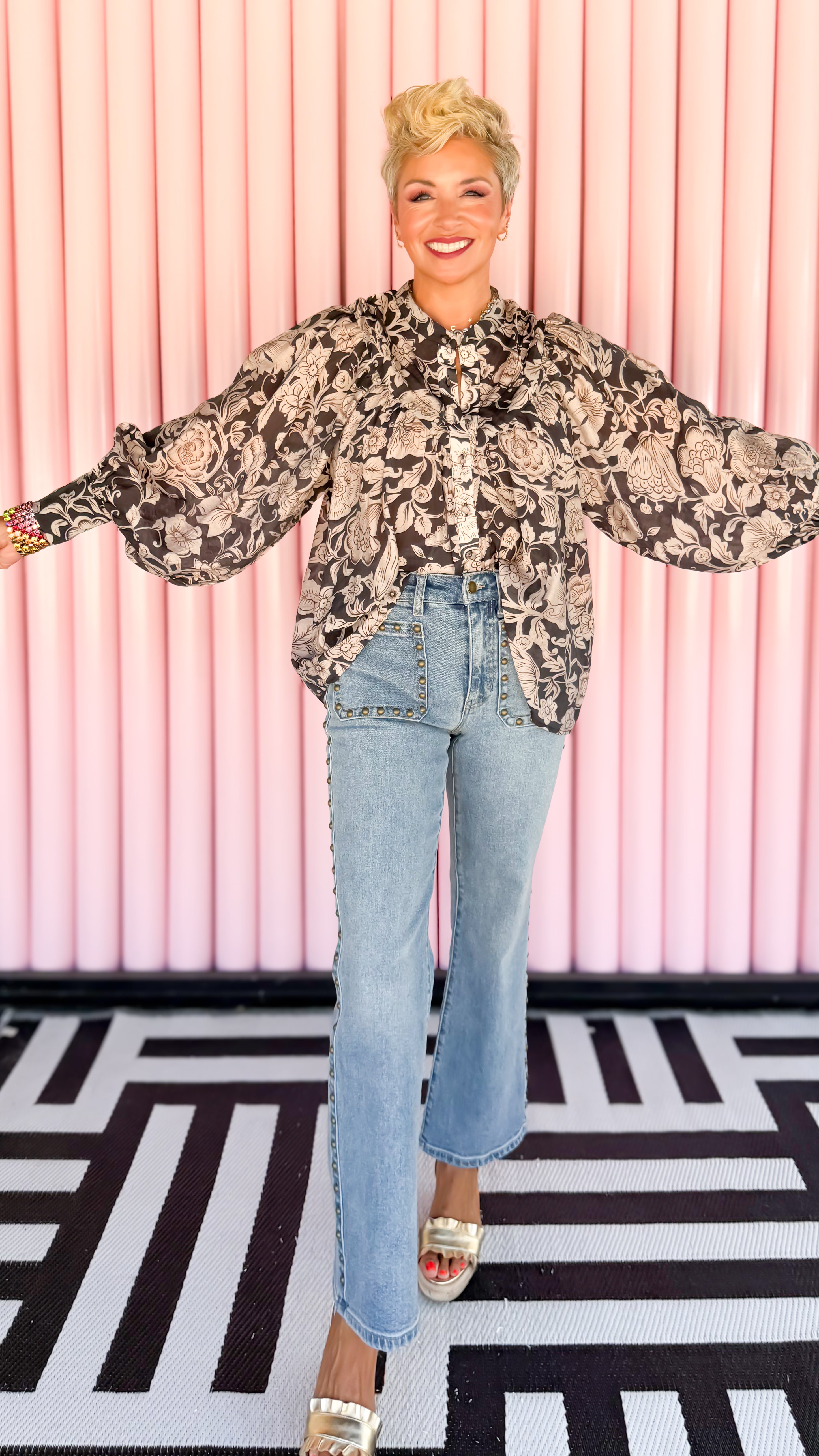 Hannah Studded Jeans