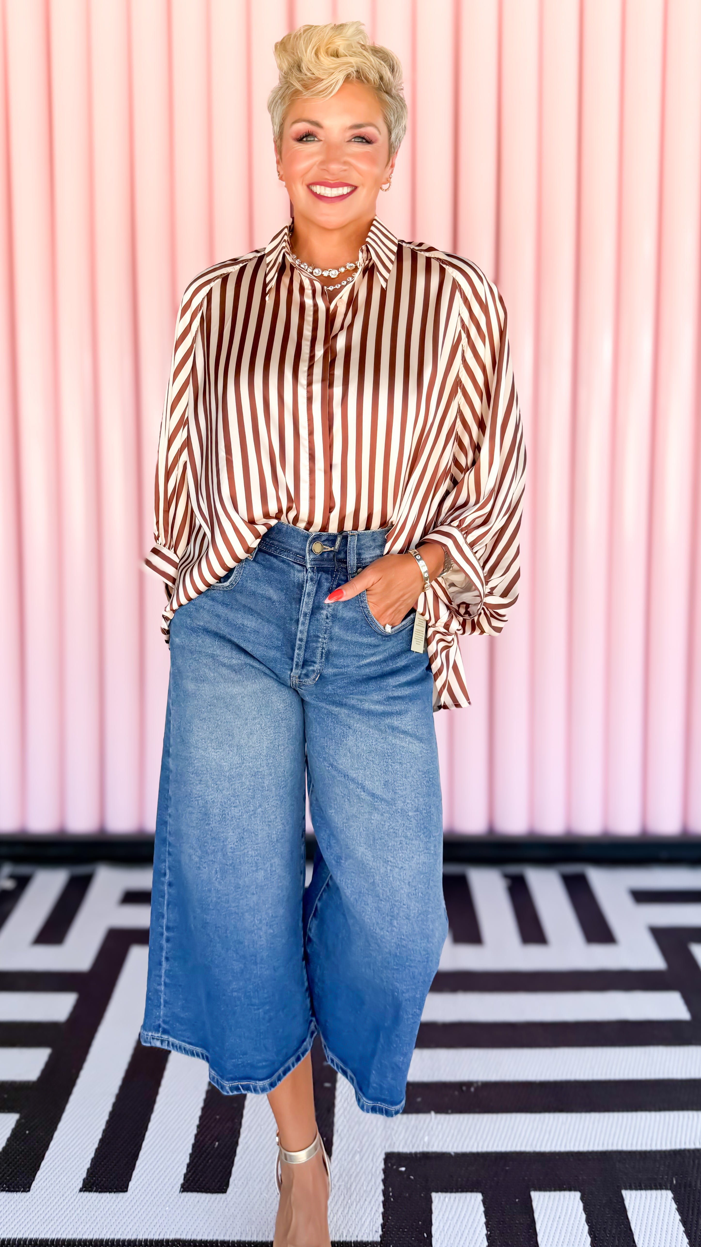 Claire Culotte Denim Pant