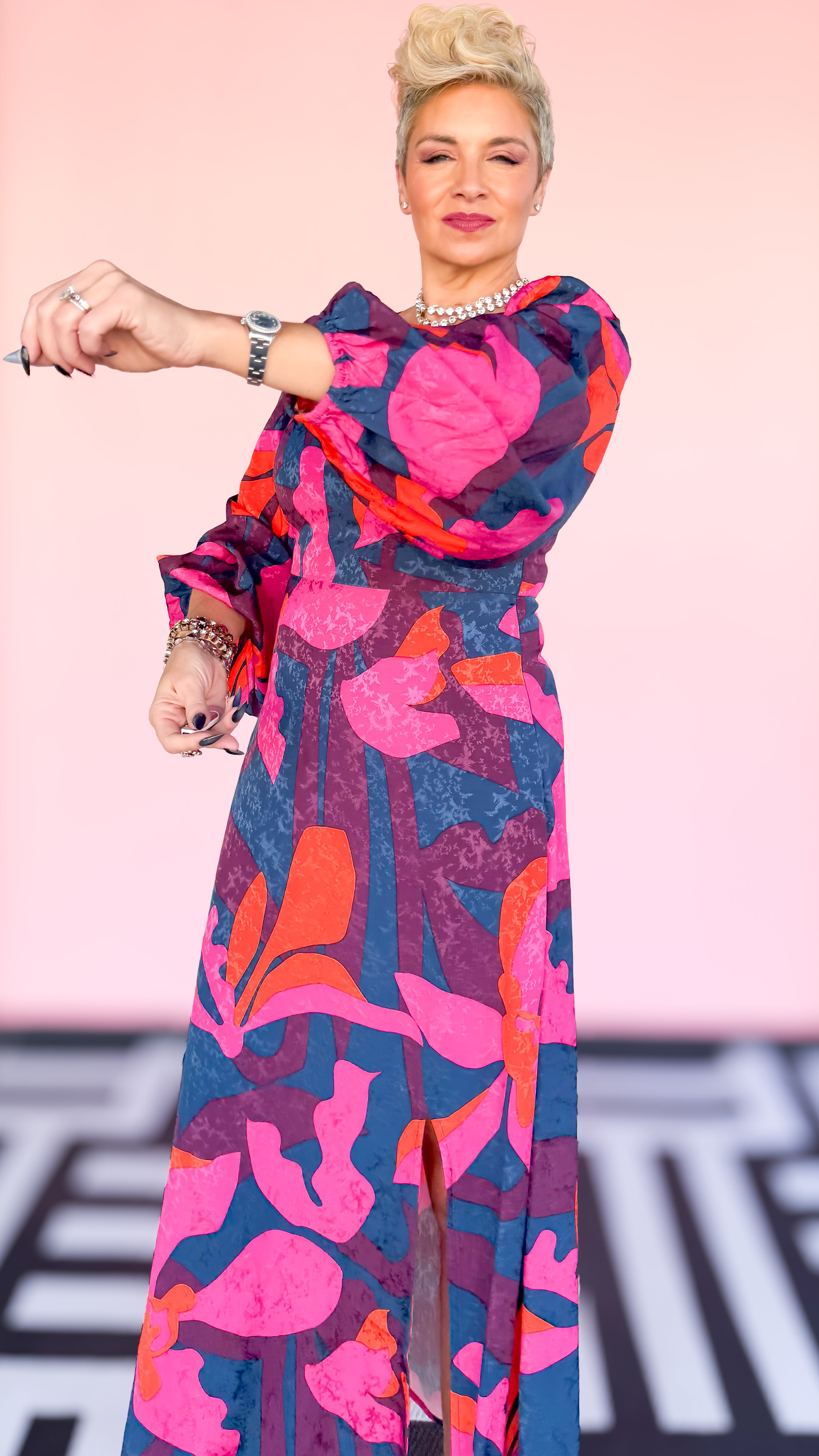 Stendhal maxi dress worn on model - full length view - BLVD Boutik