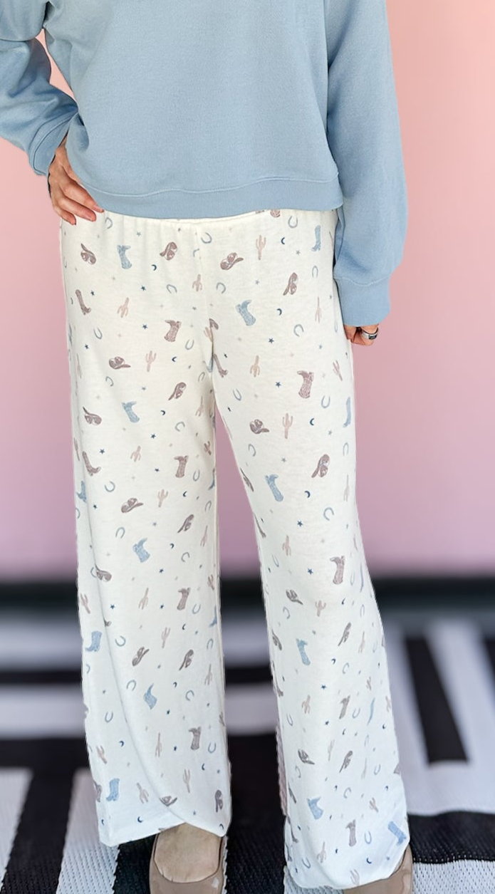 Dawn Cowboy Pant/Cream - The BLVD
