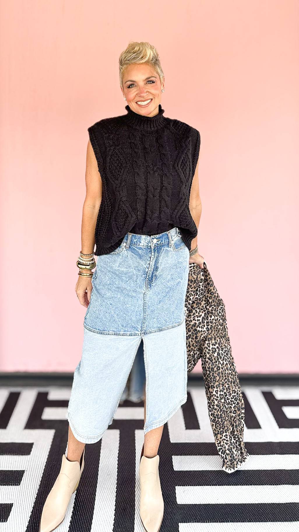 Sapphire Sweater Top - The BLVD