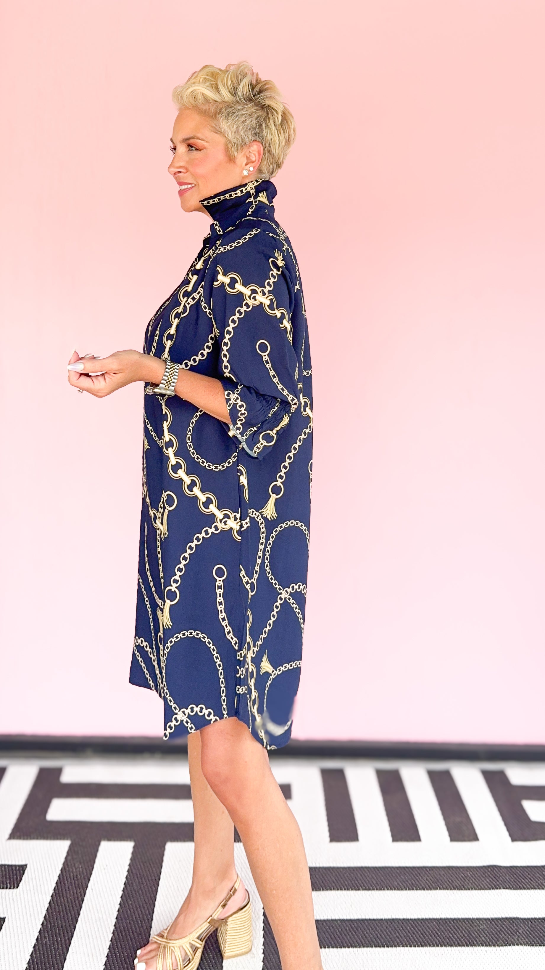 Julieta Mini Dress/Navy