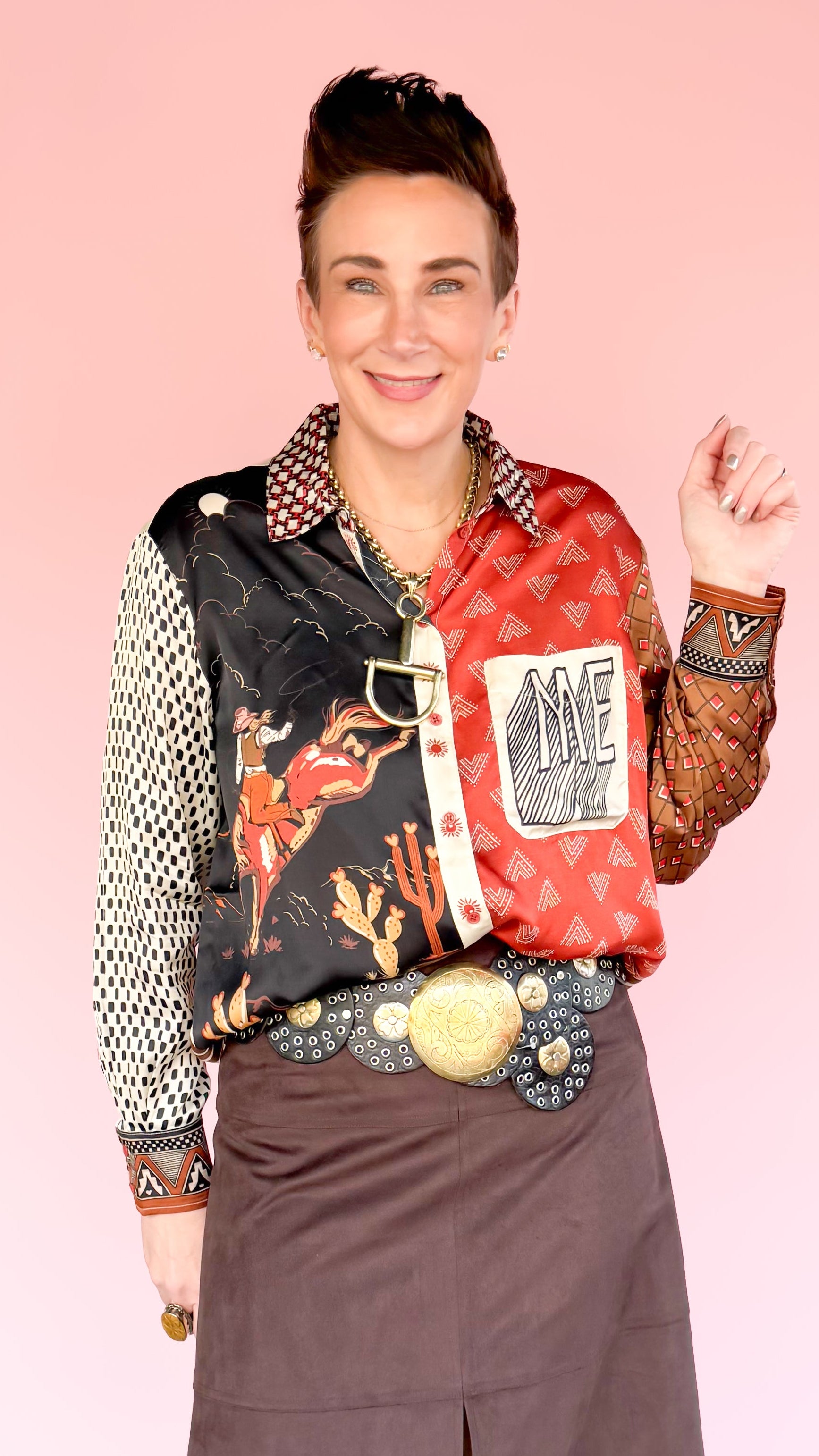 Isabel Rodeo Button Down Shirt