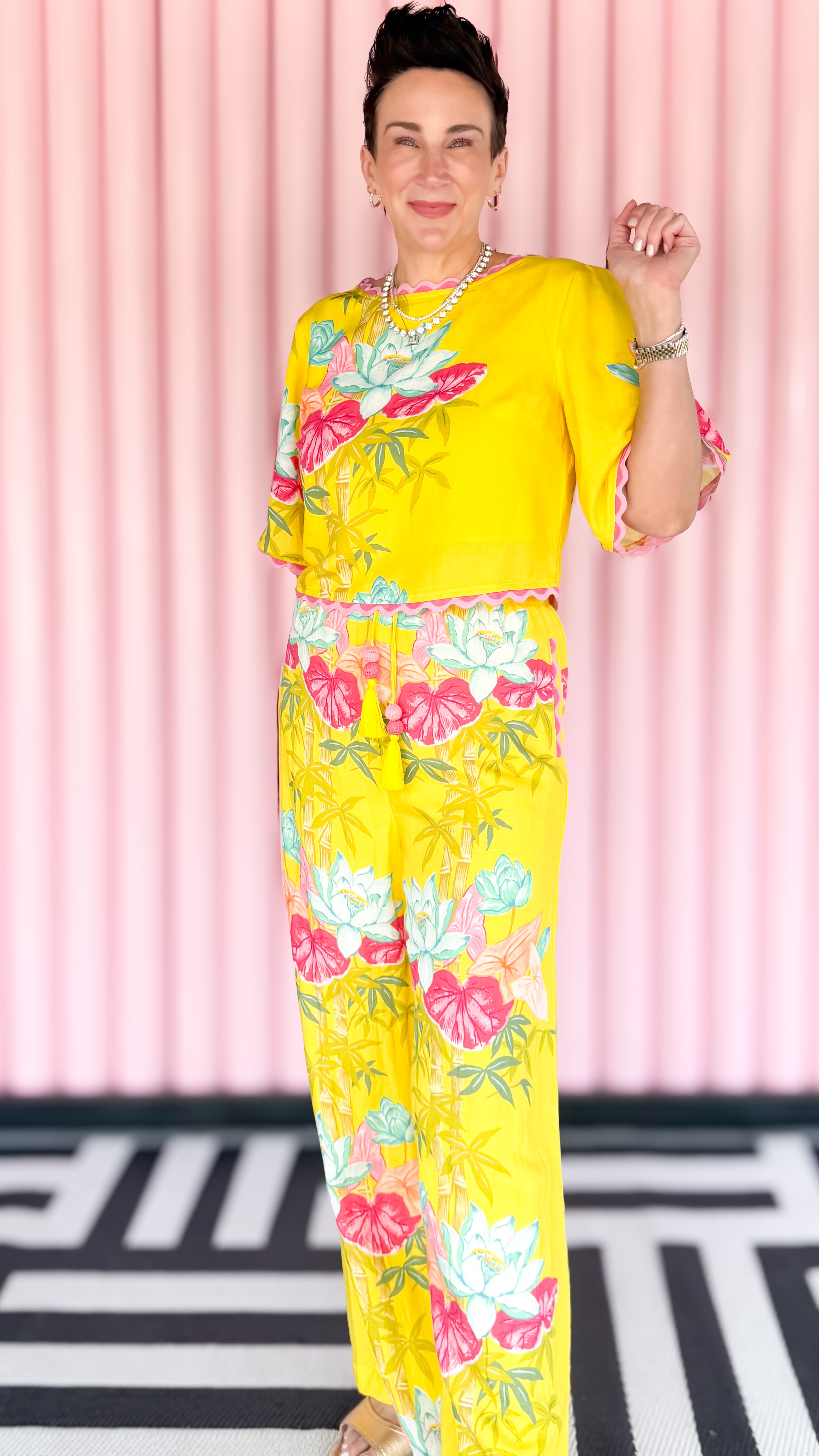 Presley Pant Tropical Bamboo