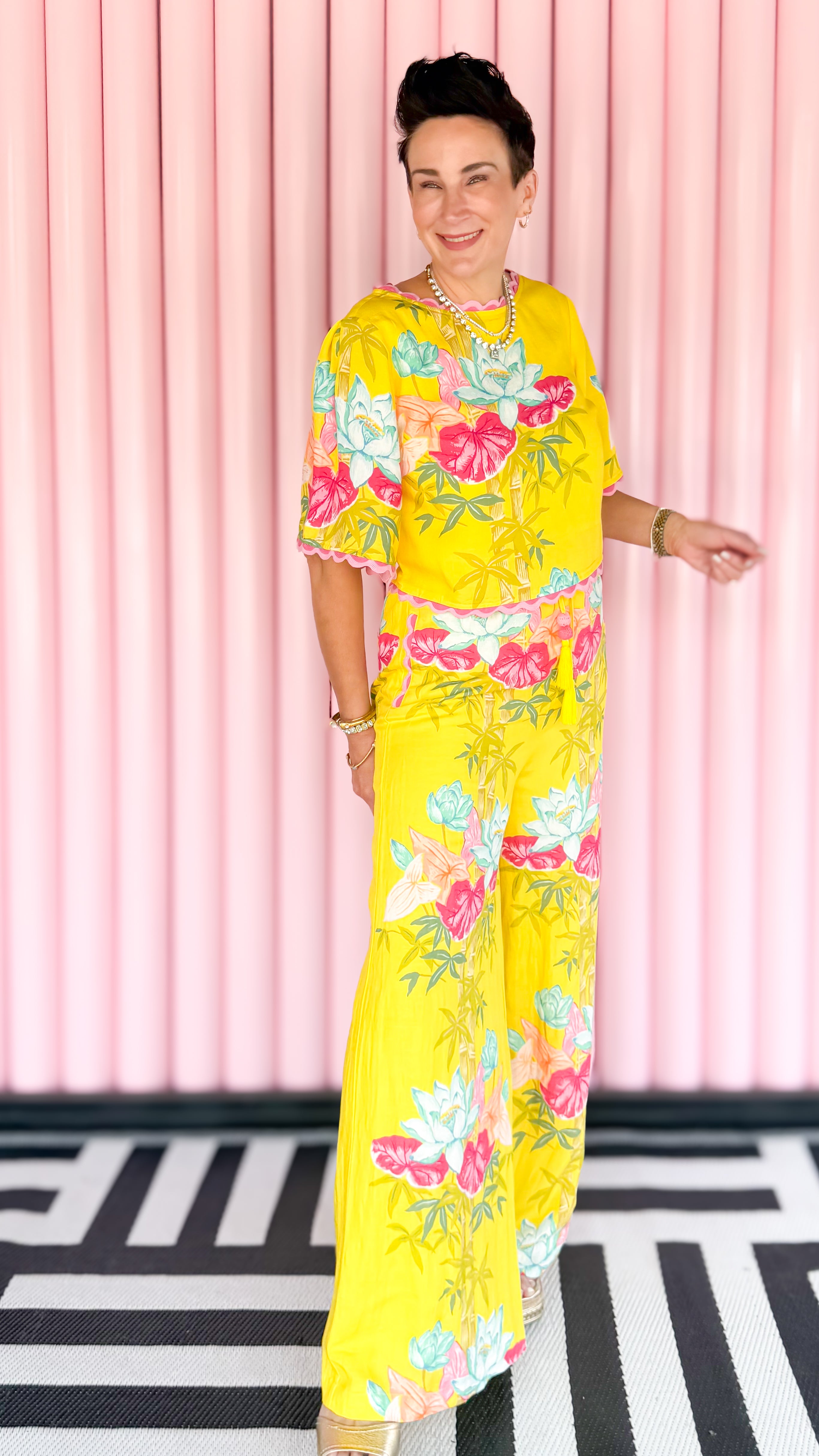 Presley Pant Tropical Bamboo