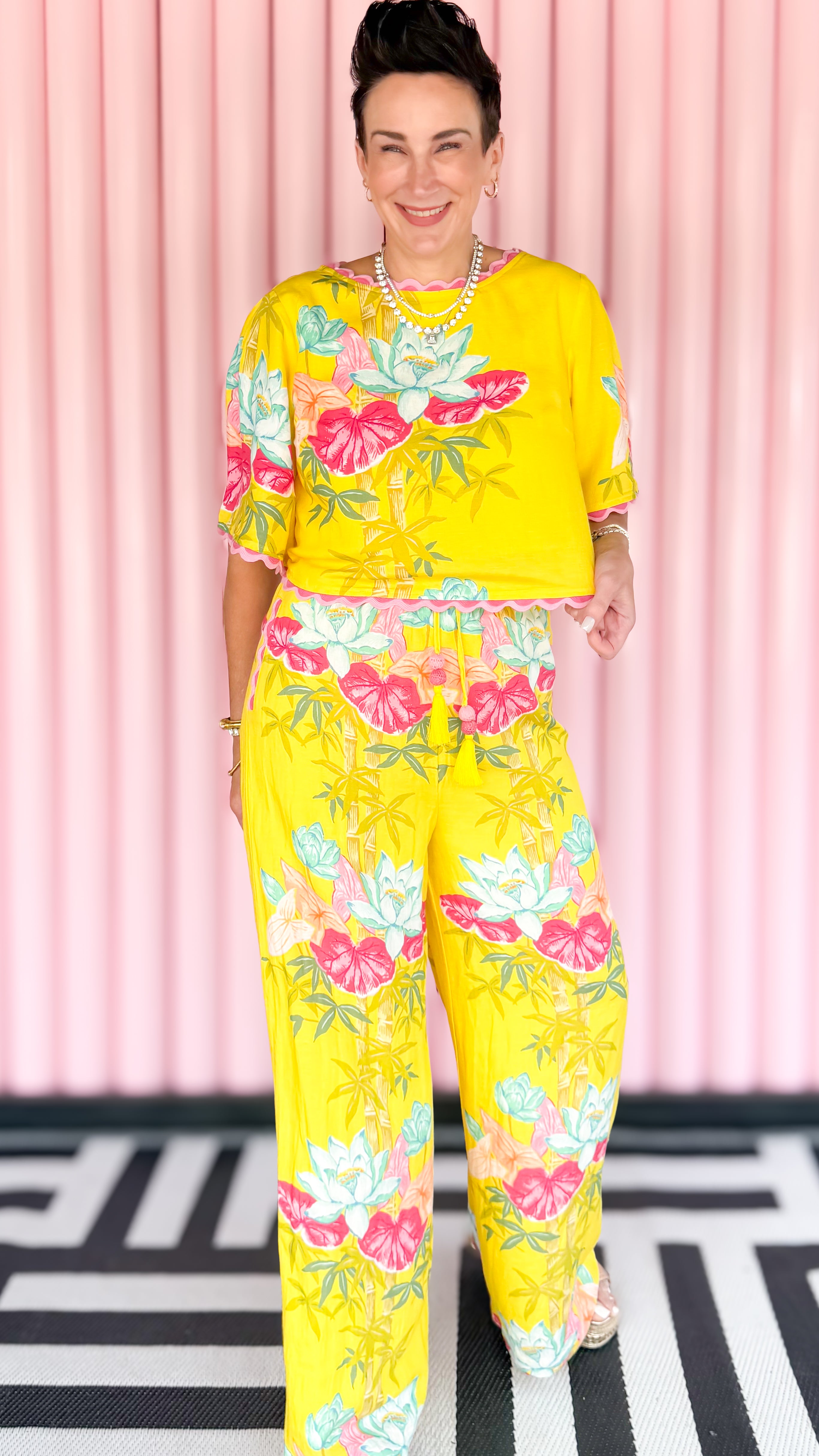 Paloma Top Tropical Bamboo
