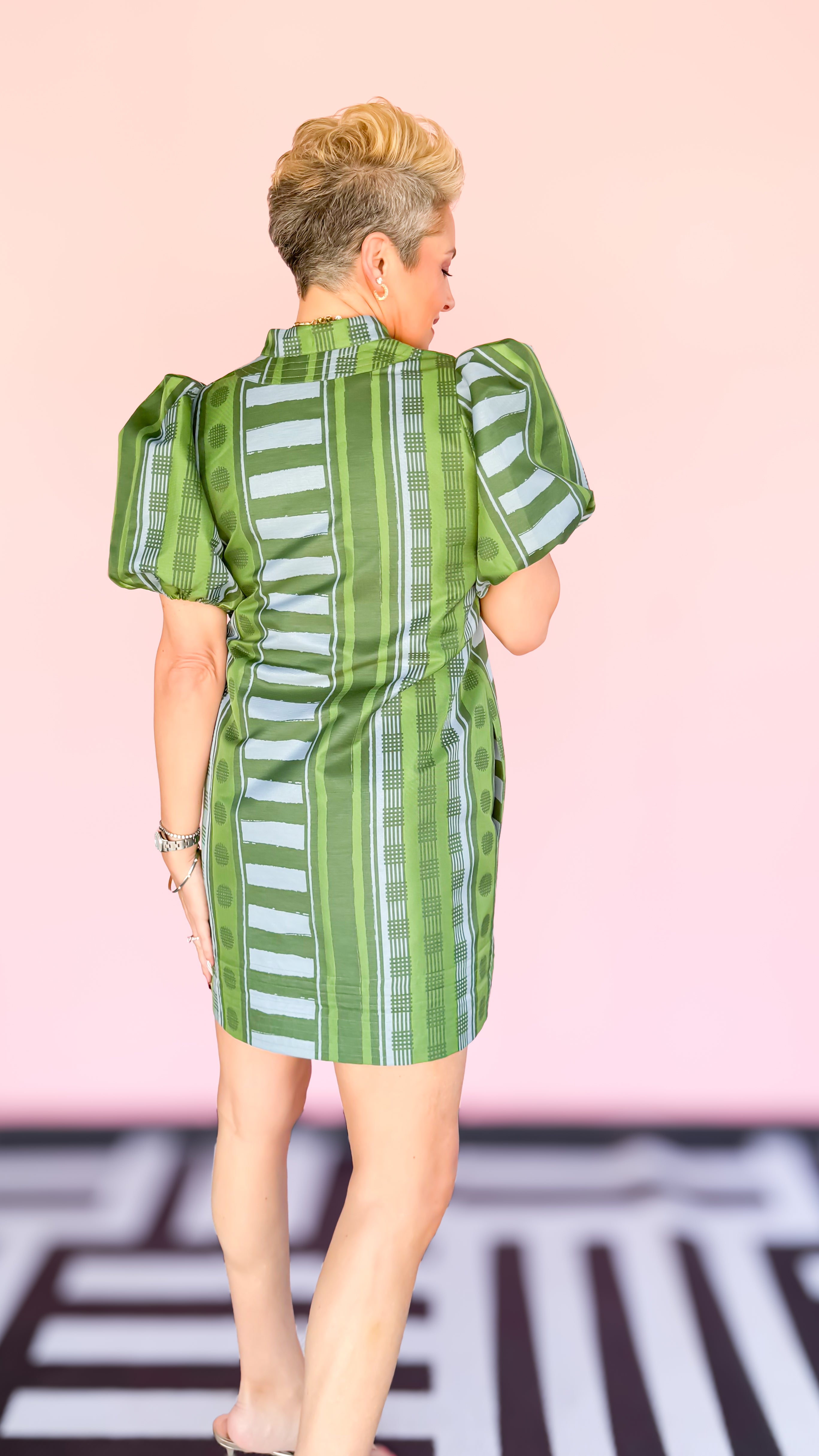 Hampton Mini Dress/Forest Jubilee - The BLVD