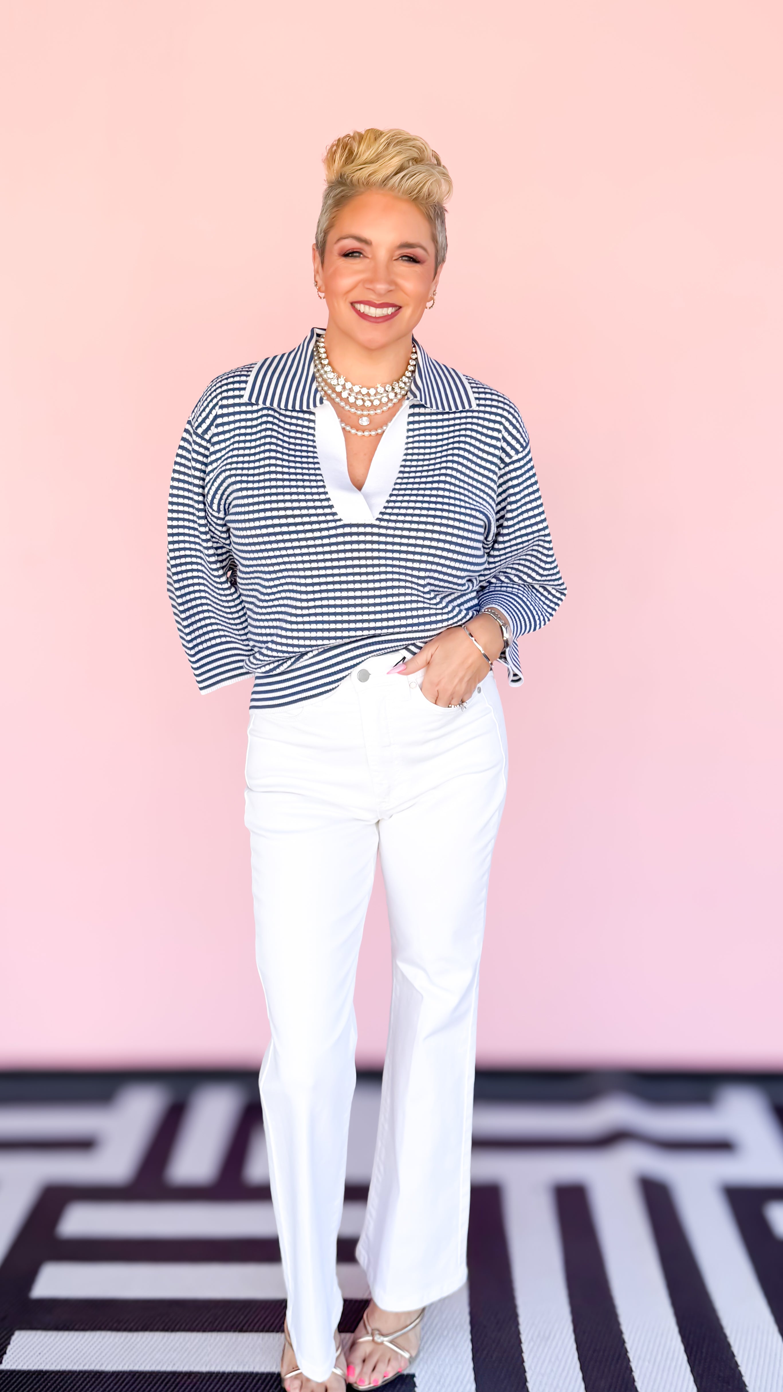 LUCY HIGH RISE BOOTCUT JEAN/White - The BLVD