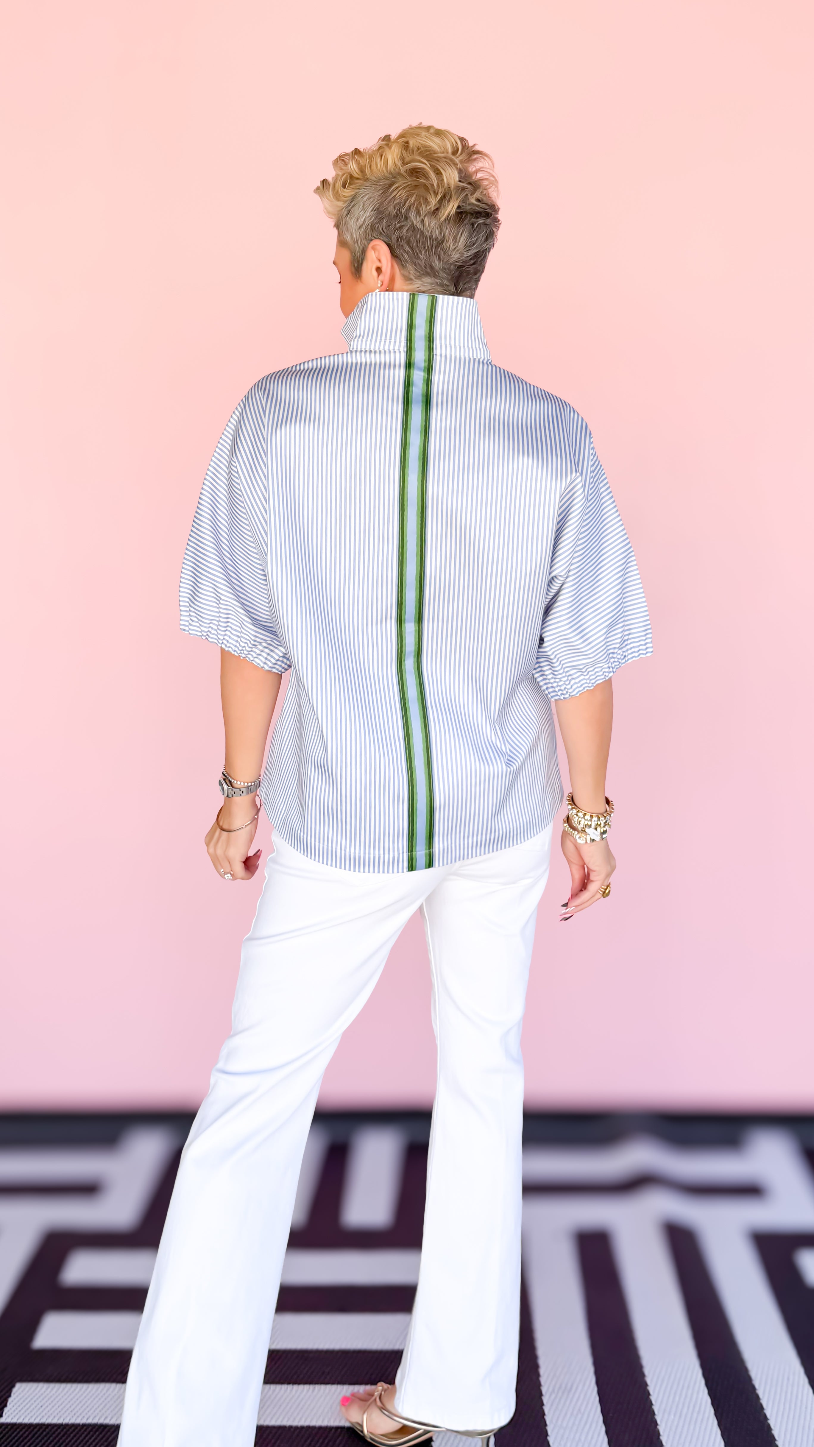 Poppy Top/Grapemist Stripe - The BLVD