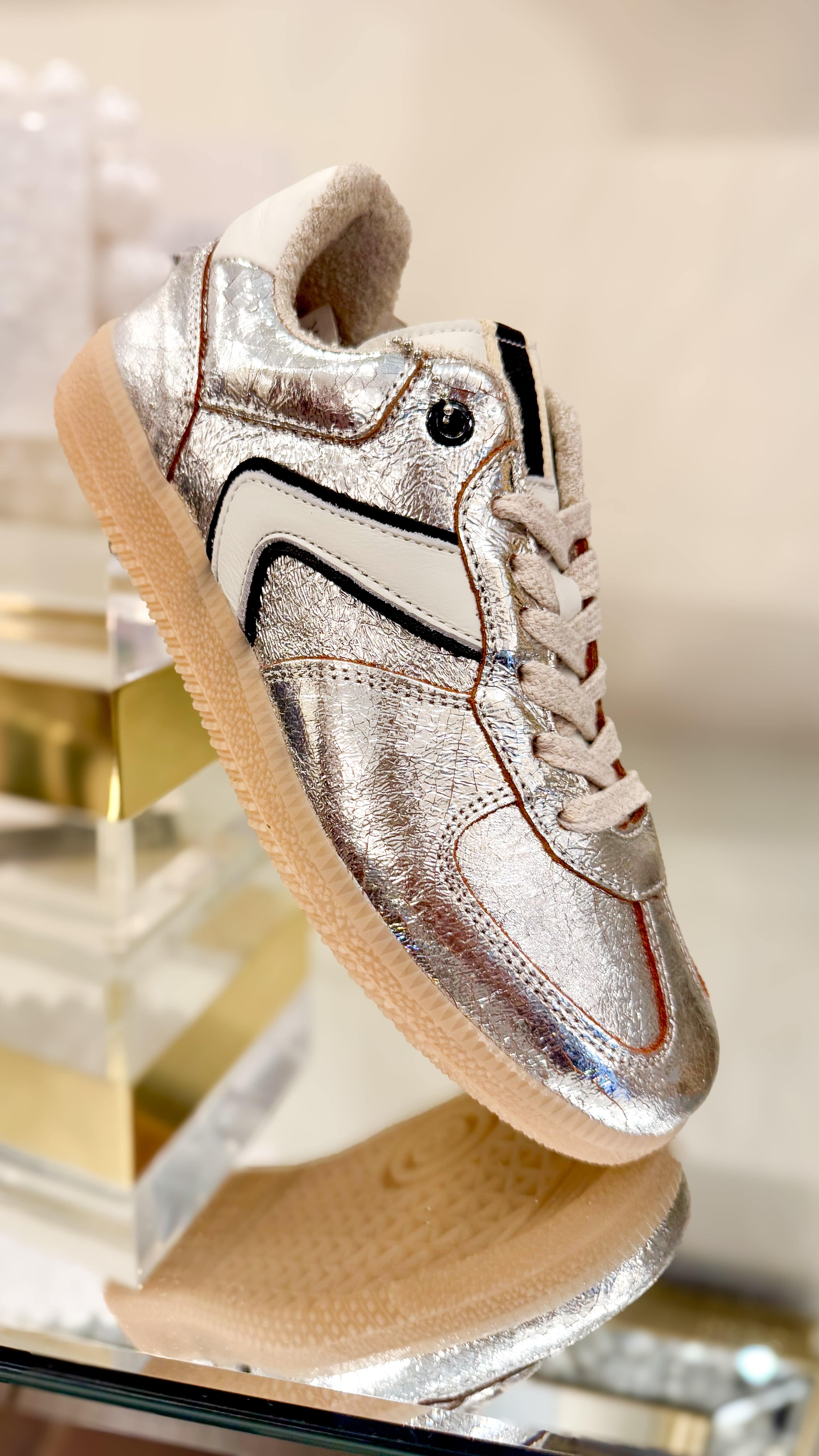 Sylvia Sneaker/Silver - The BLVD