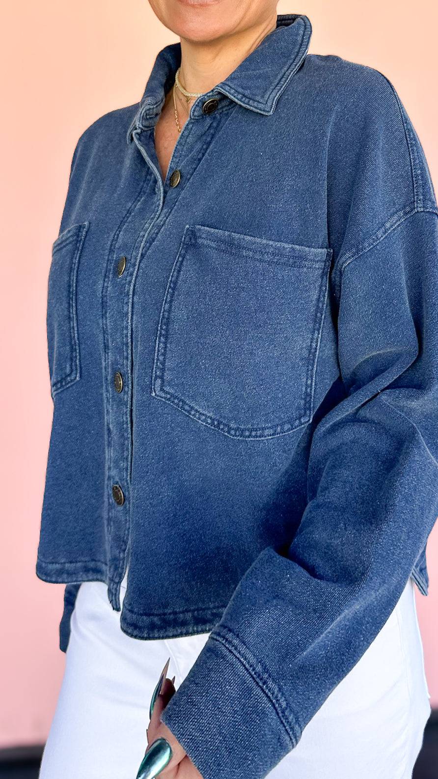 Angelique Cropped Jacket - The BLVD