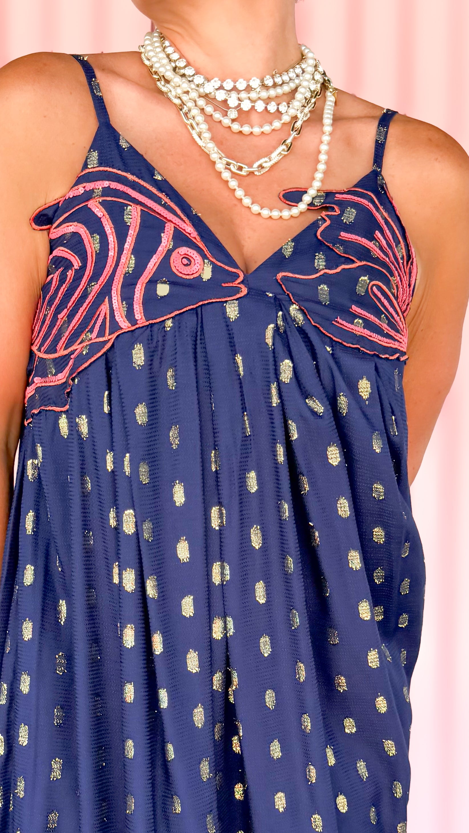 Bowfin Fish Embellished Dress