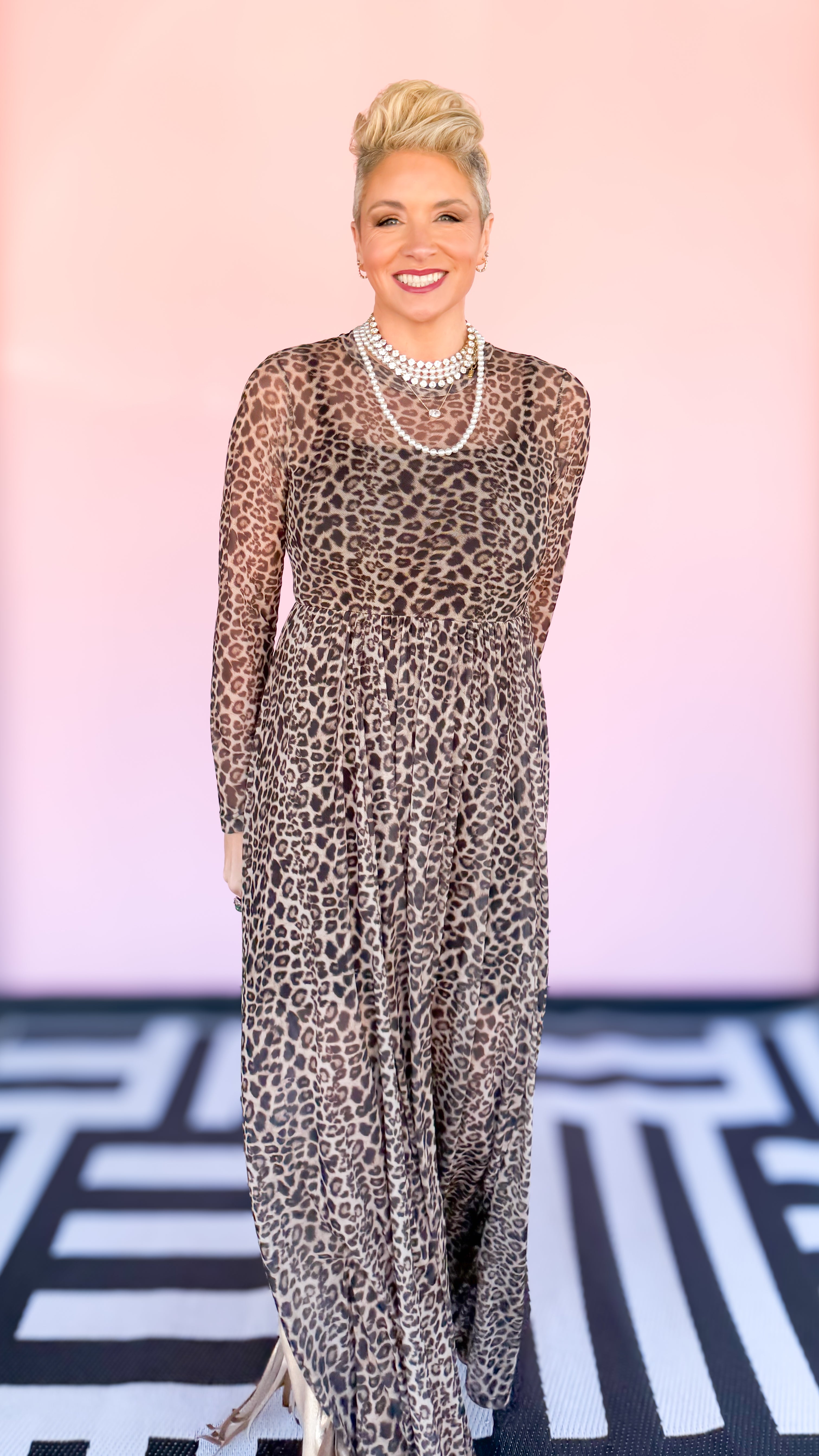 Cheetah MESH Dress - The BLVD