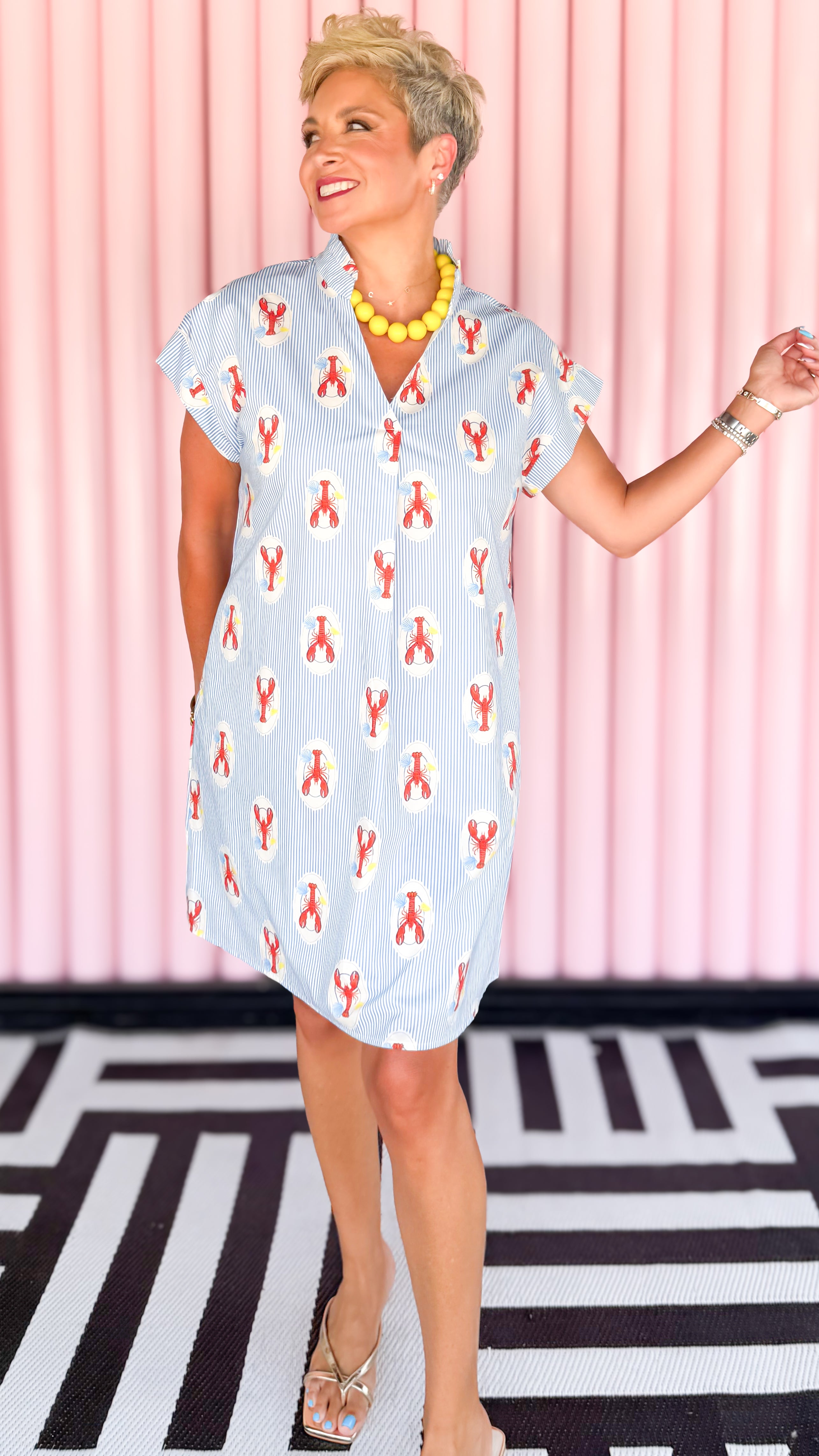 Striped Lobster Dress