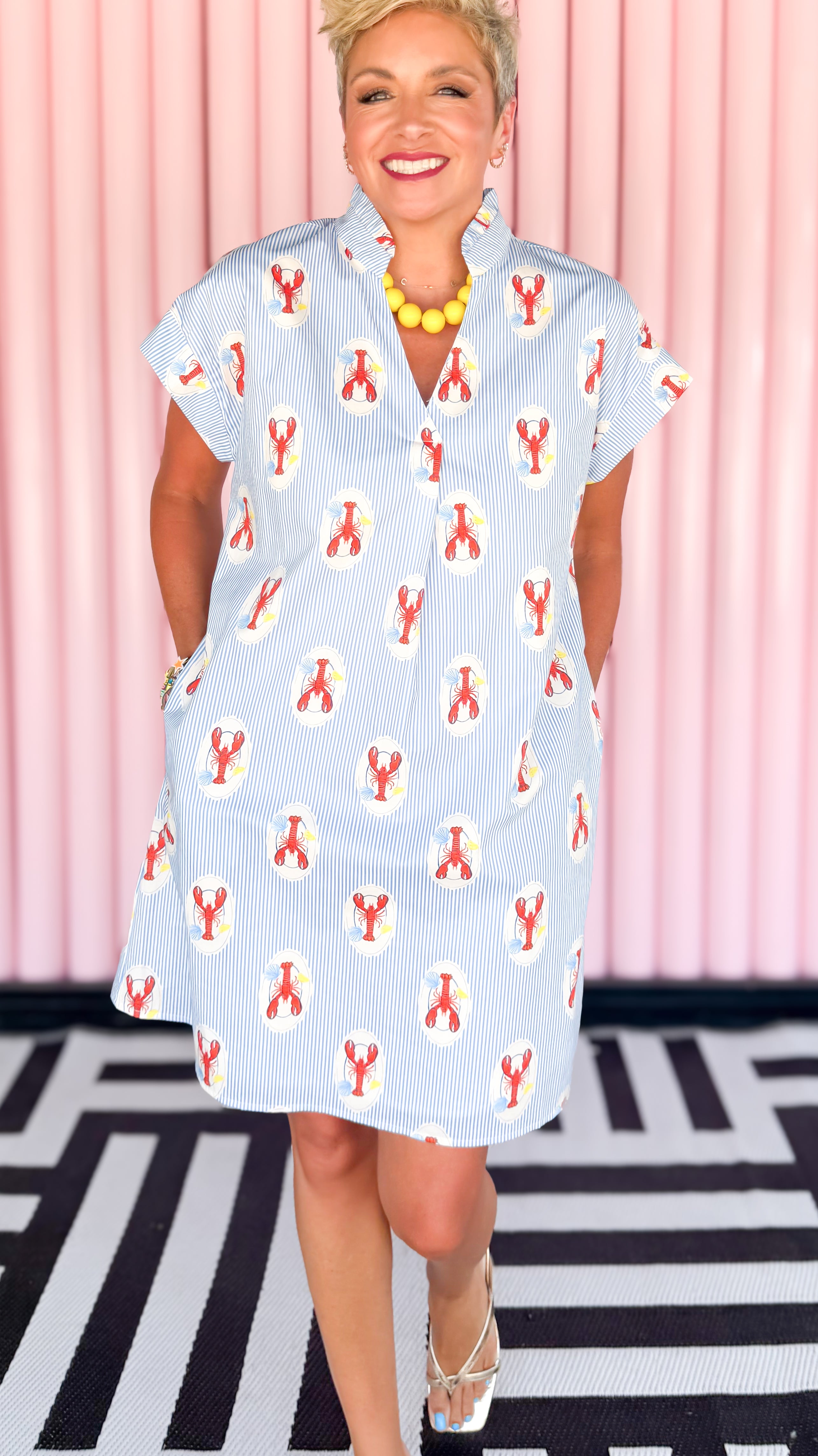 Striped Lobster Dress