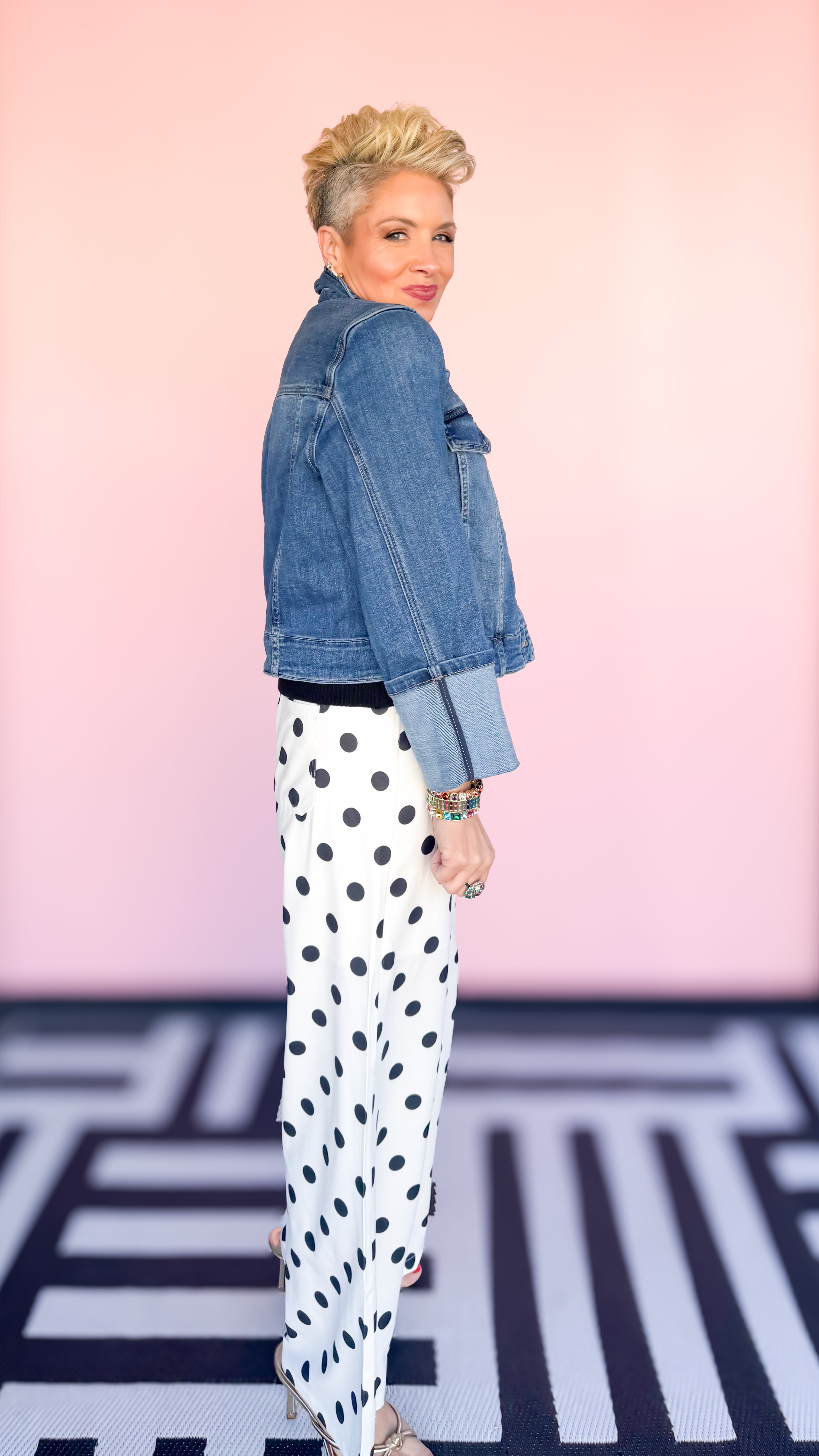 Polka Dot Loose Pant - The BLVD