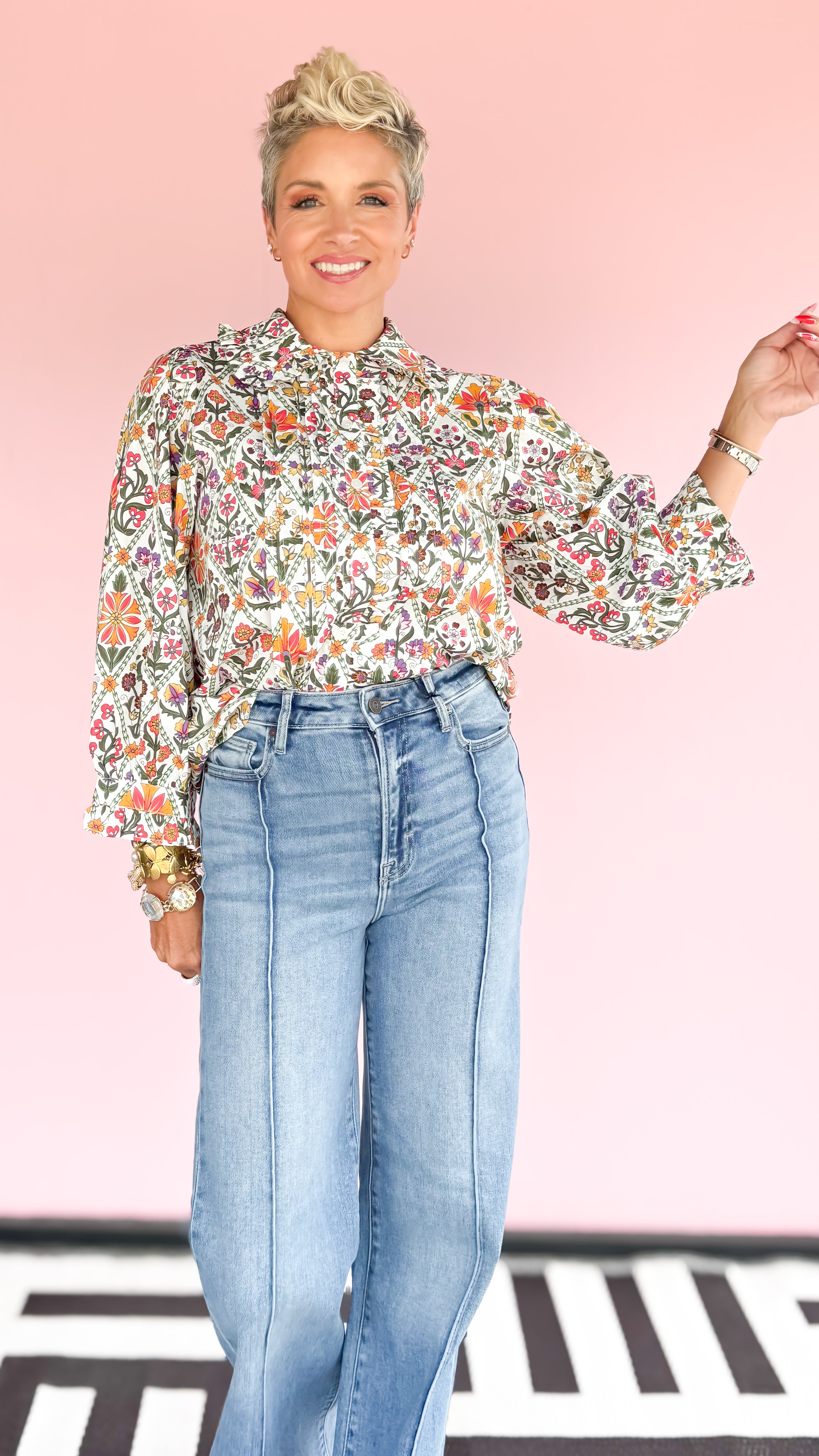 Valery 3/4 Sleeve Top