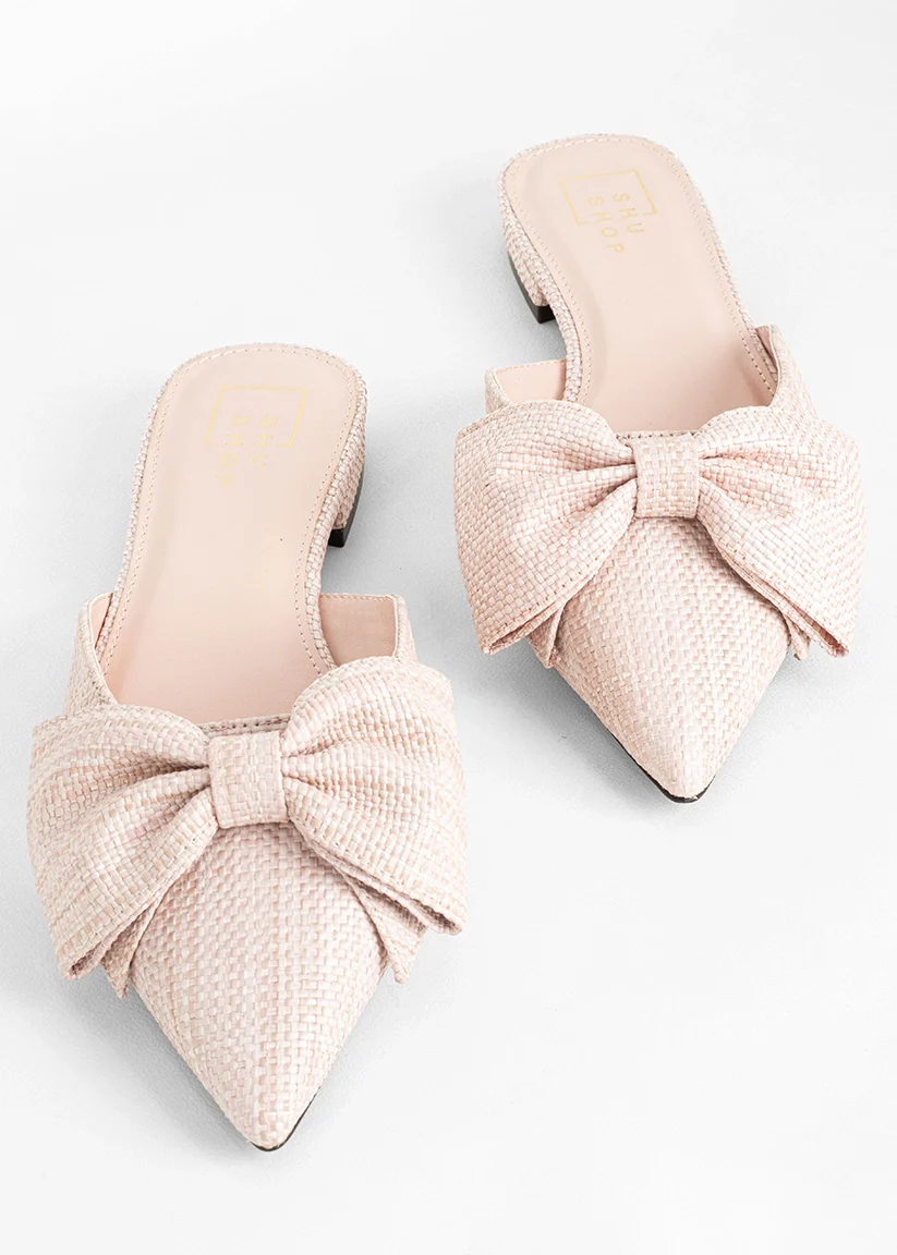 Dorothy Woven Mule/Pink