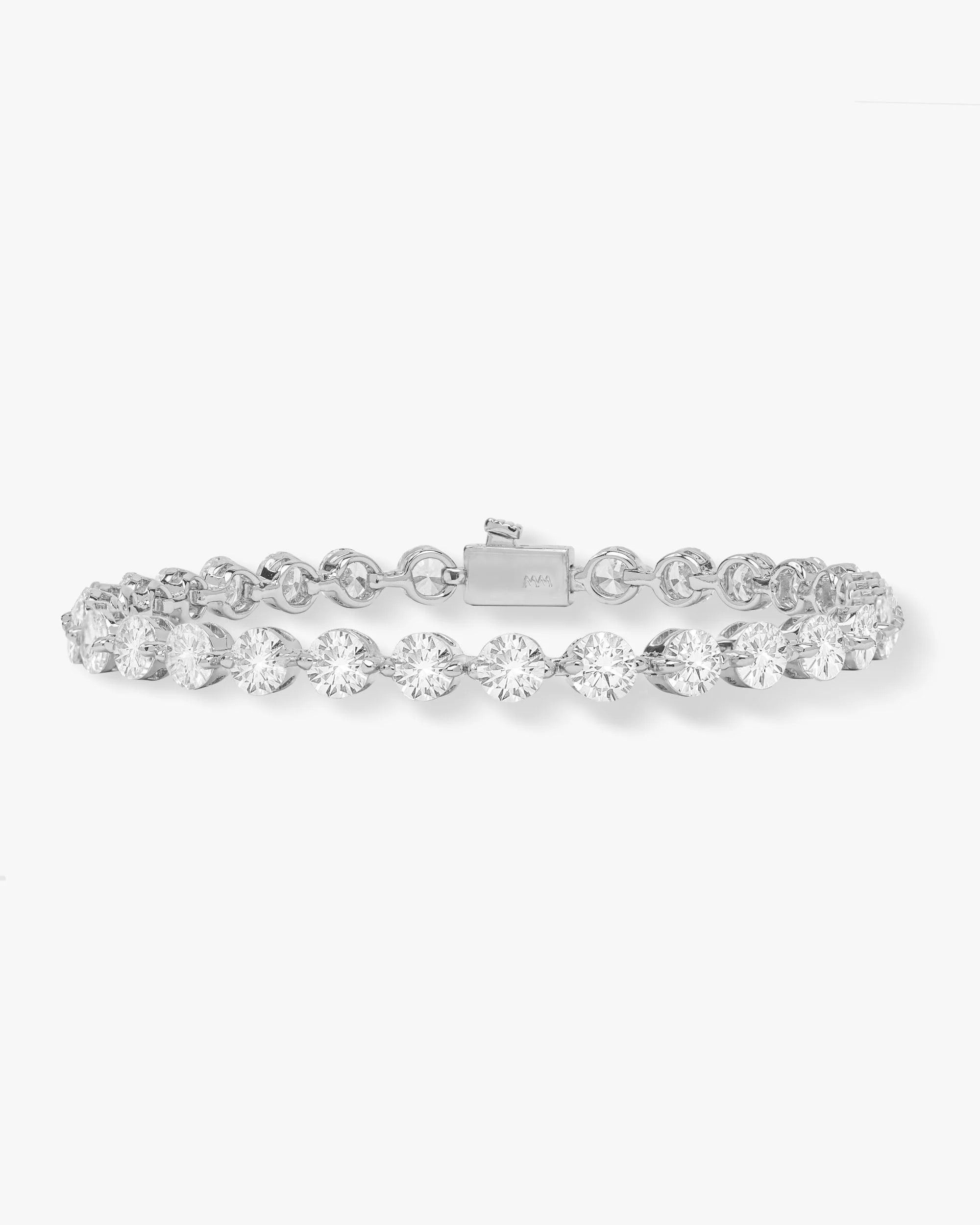 She's an Icon Tennis Bracelet jewelry detail - worn view - BLVD Boutik