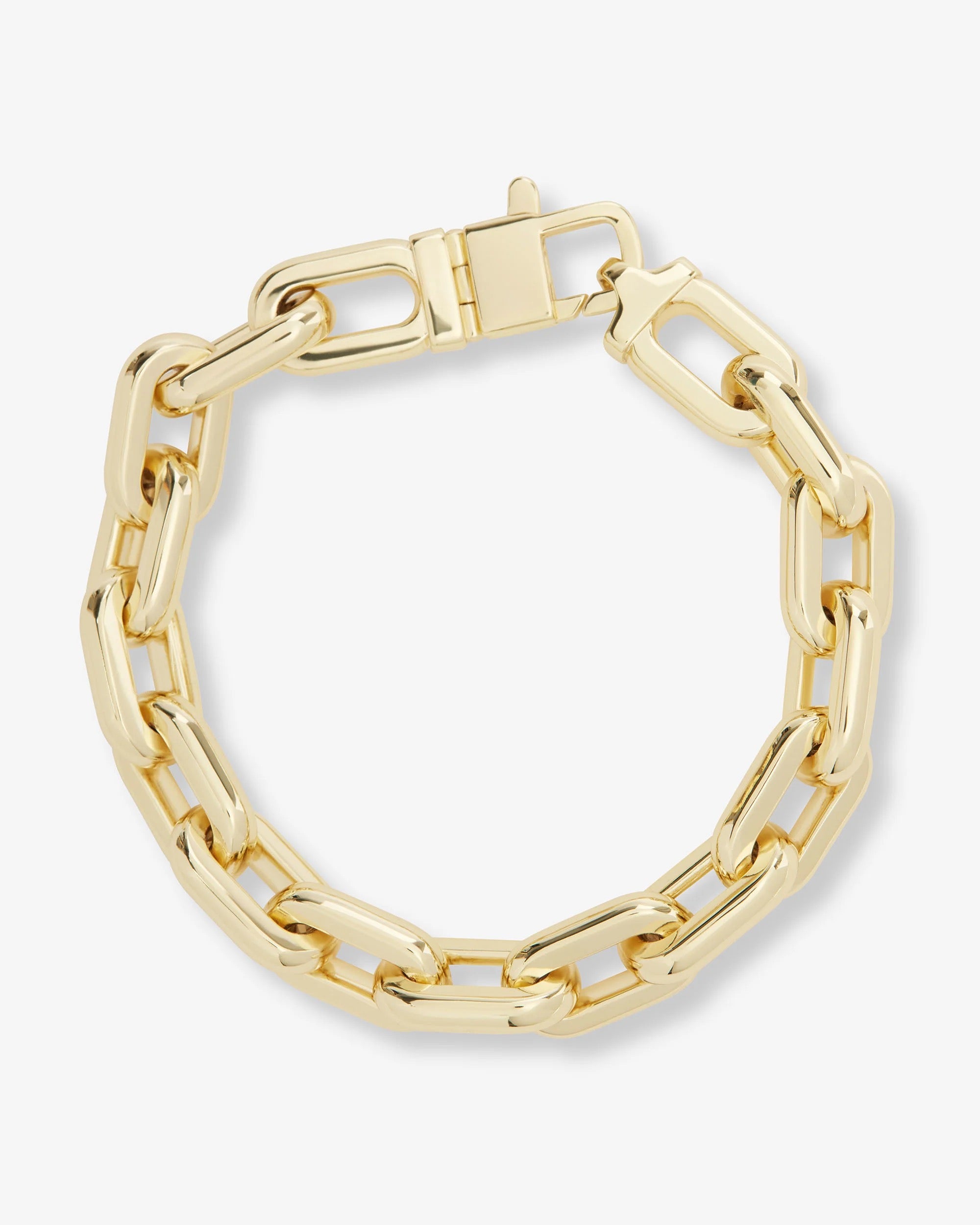 Lil Frankie Chain Bracelet jewelry detail - front view - BLVD Boutik
