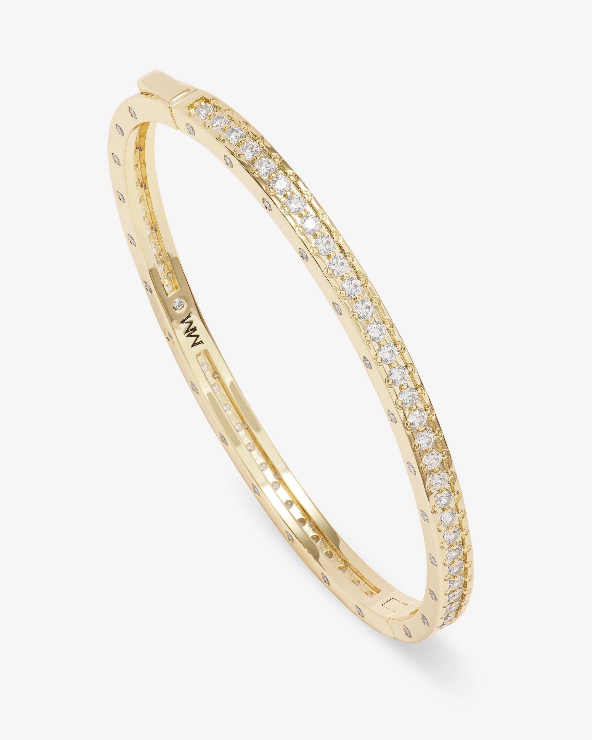 Ashley Pavé Cuff 4mm - The BLVD