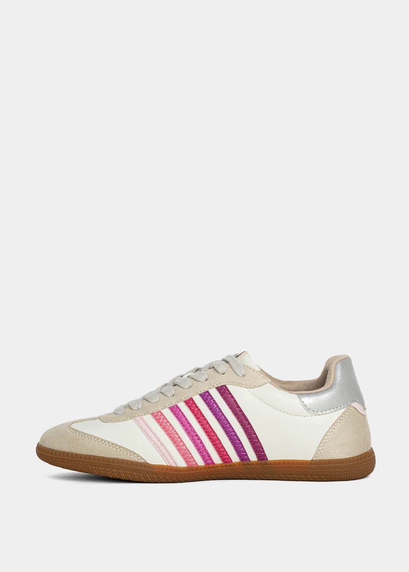 Stevie tennis shoe shown on model - styled view - BLVD Boutik