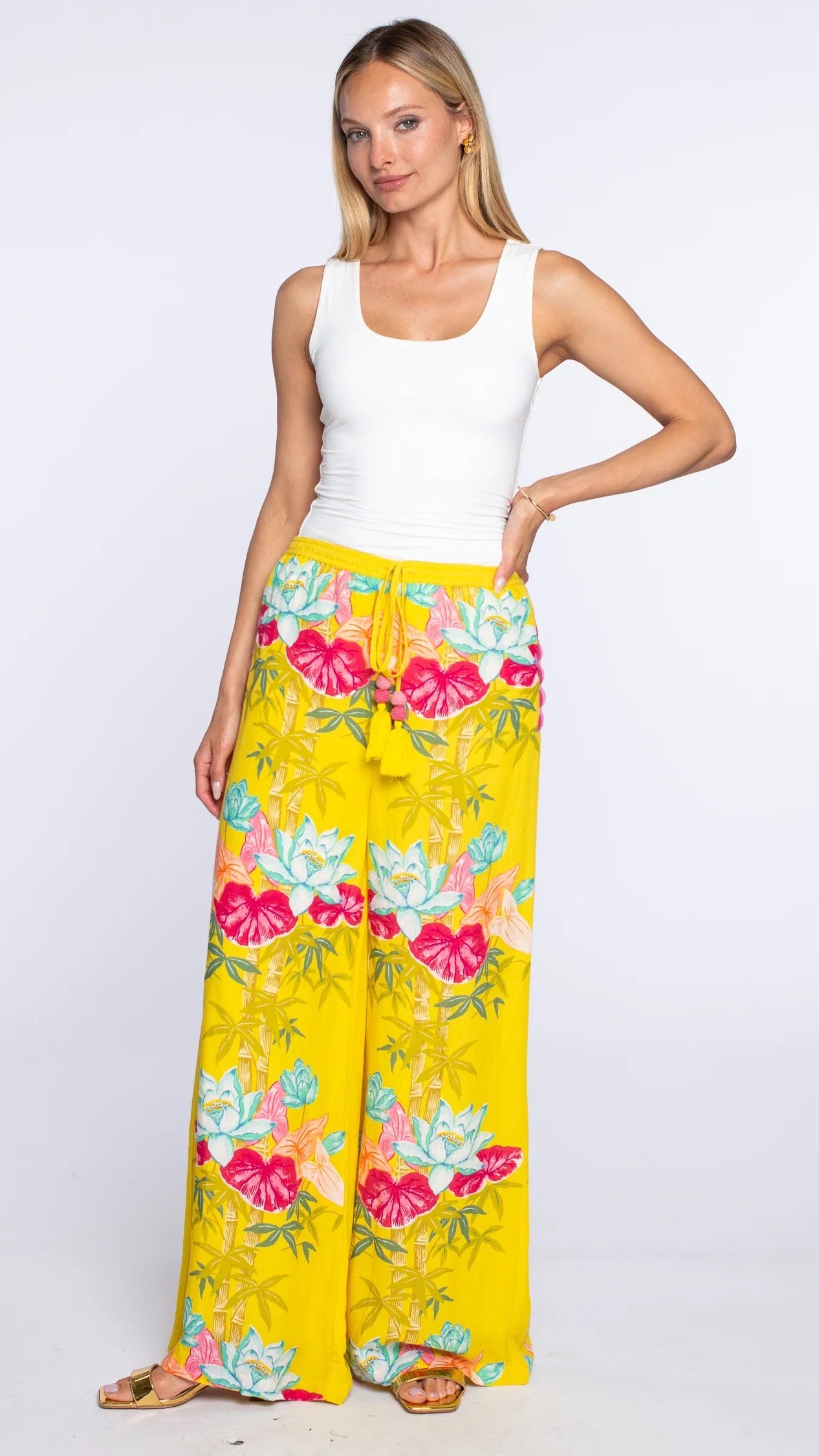 Presley Pant Tropical Bamboo