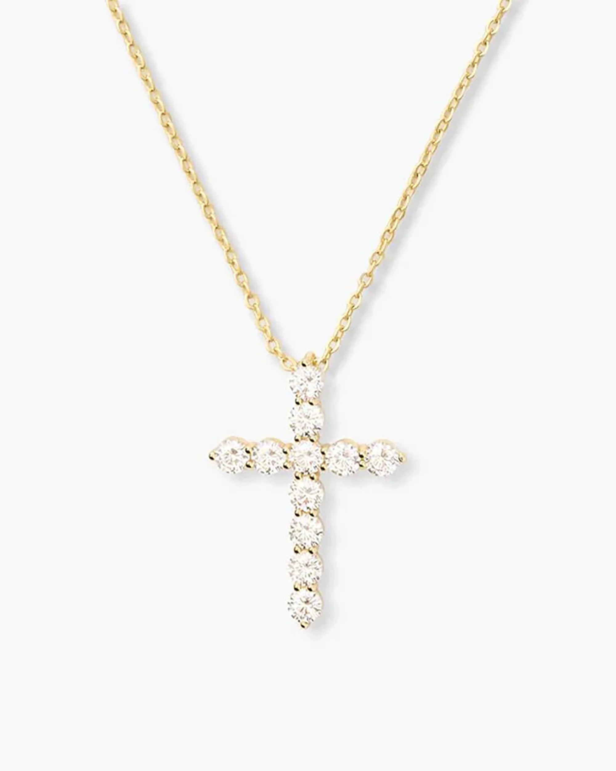 "Oh She Fancy" Small Cross Pendant