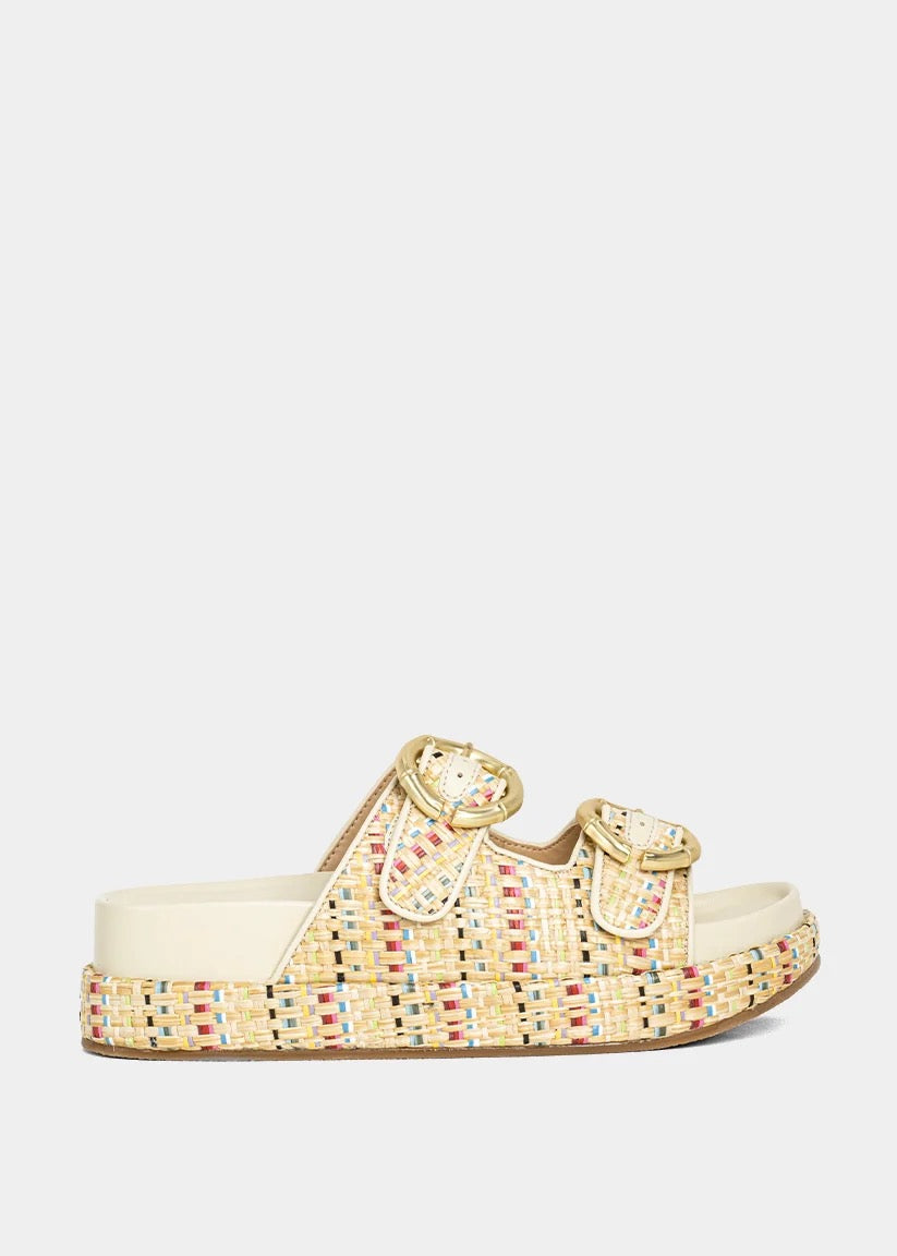 Lori Woven Sandal/Multi - The BLVD