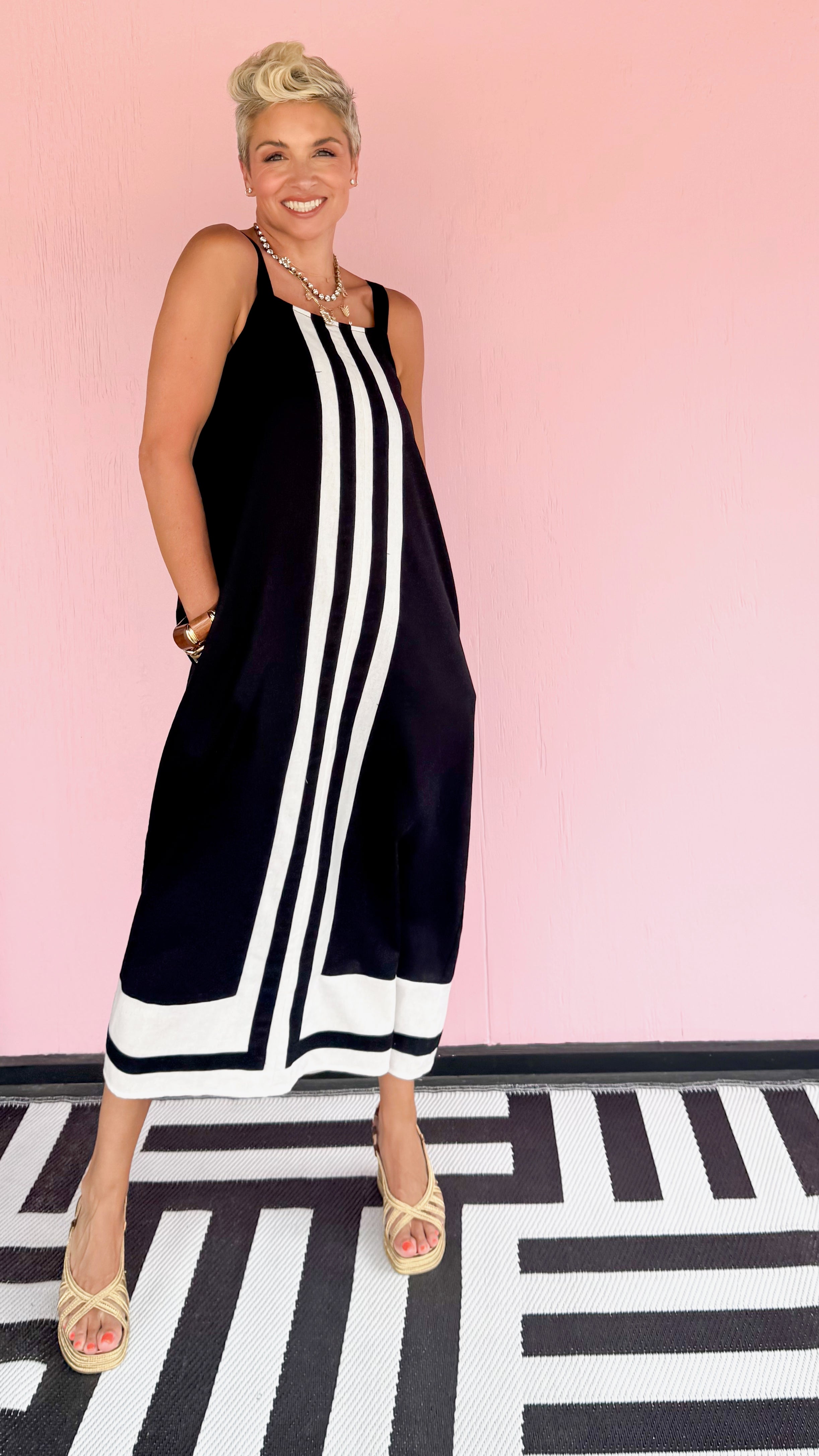 Hana Midi Dress/Black