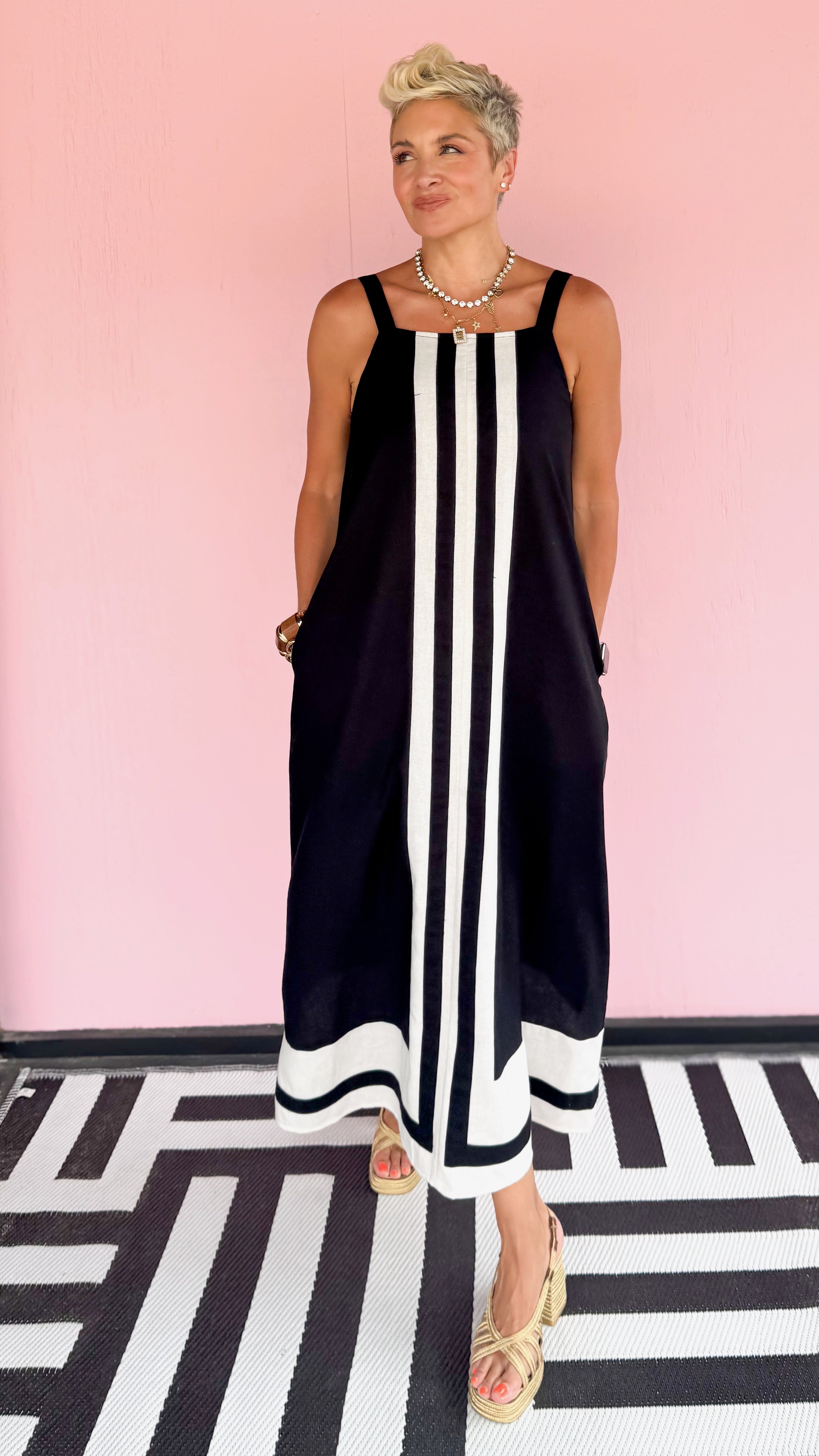 Hana Midi Dress/Black