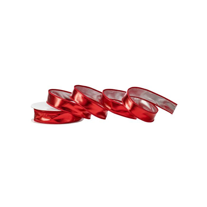 Tissue Lame Ribbon Red - Regency